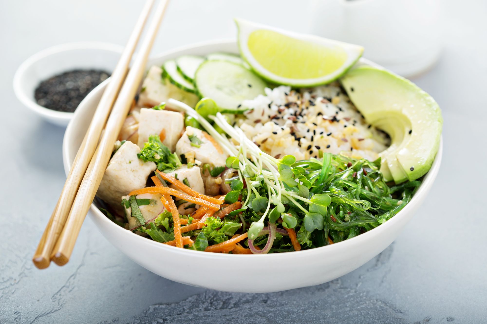 Sushi Bowl with Sesame and Ginger