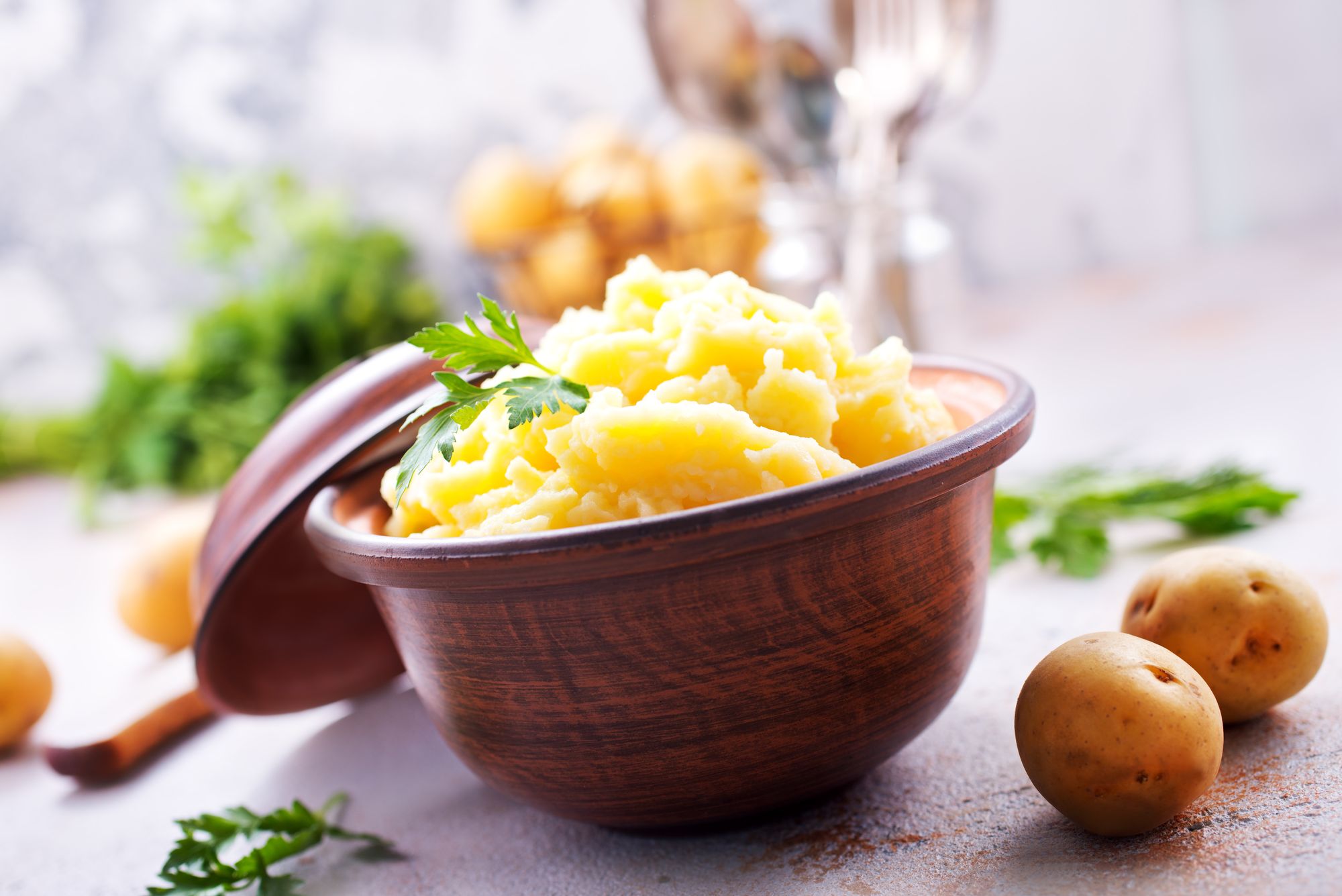 Crushed Truffle Potato Side