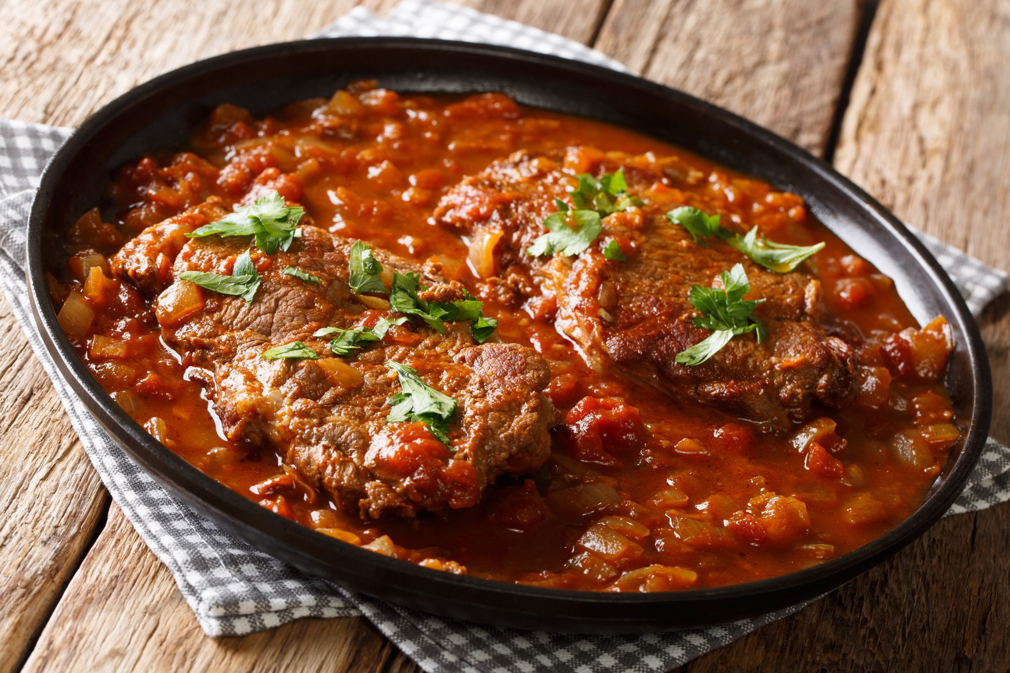 Steak with Goulash Sauce