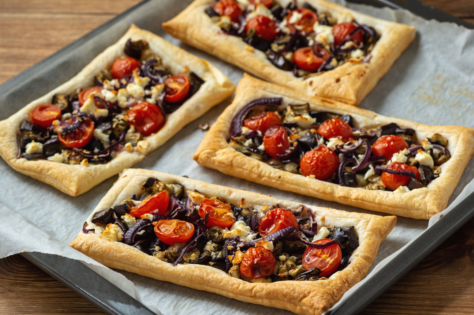 Eggplant and Sundried Tomato Tart