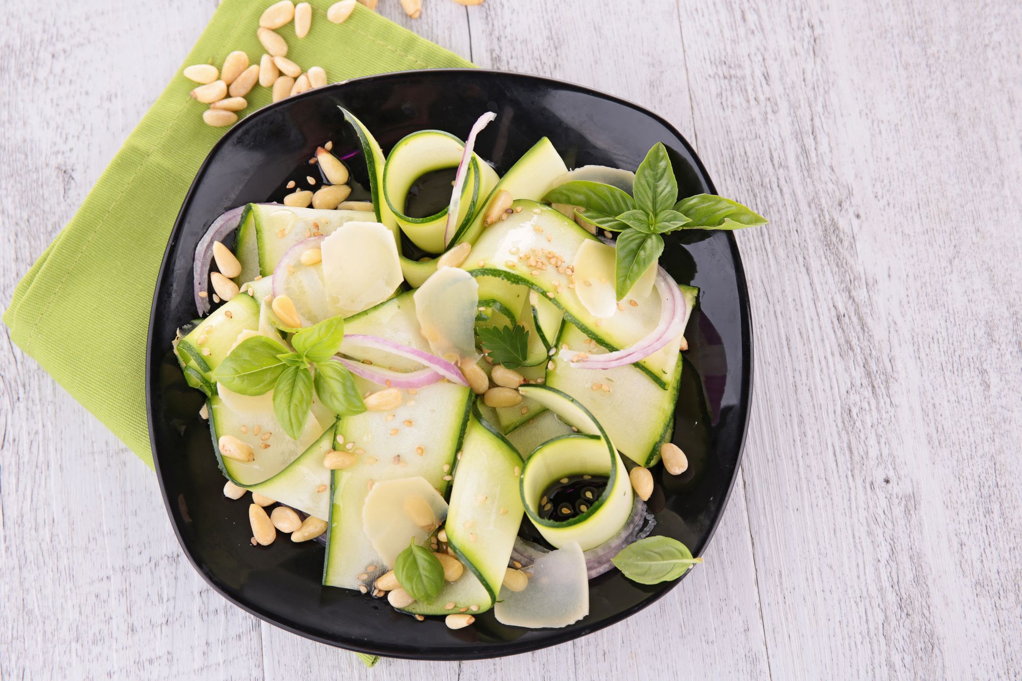 Grilled Zucchini Salad