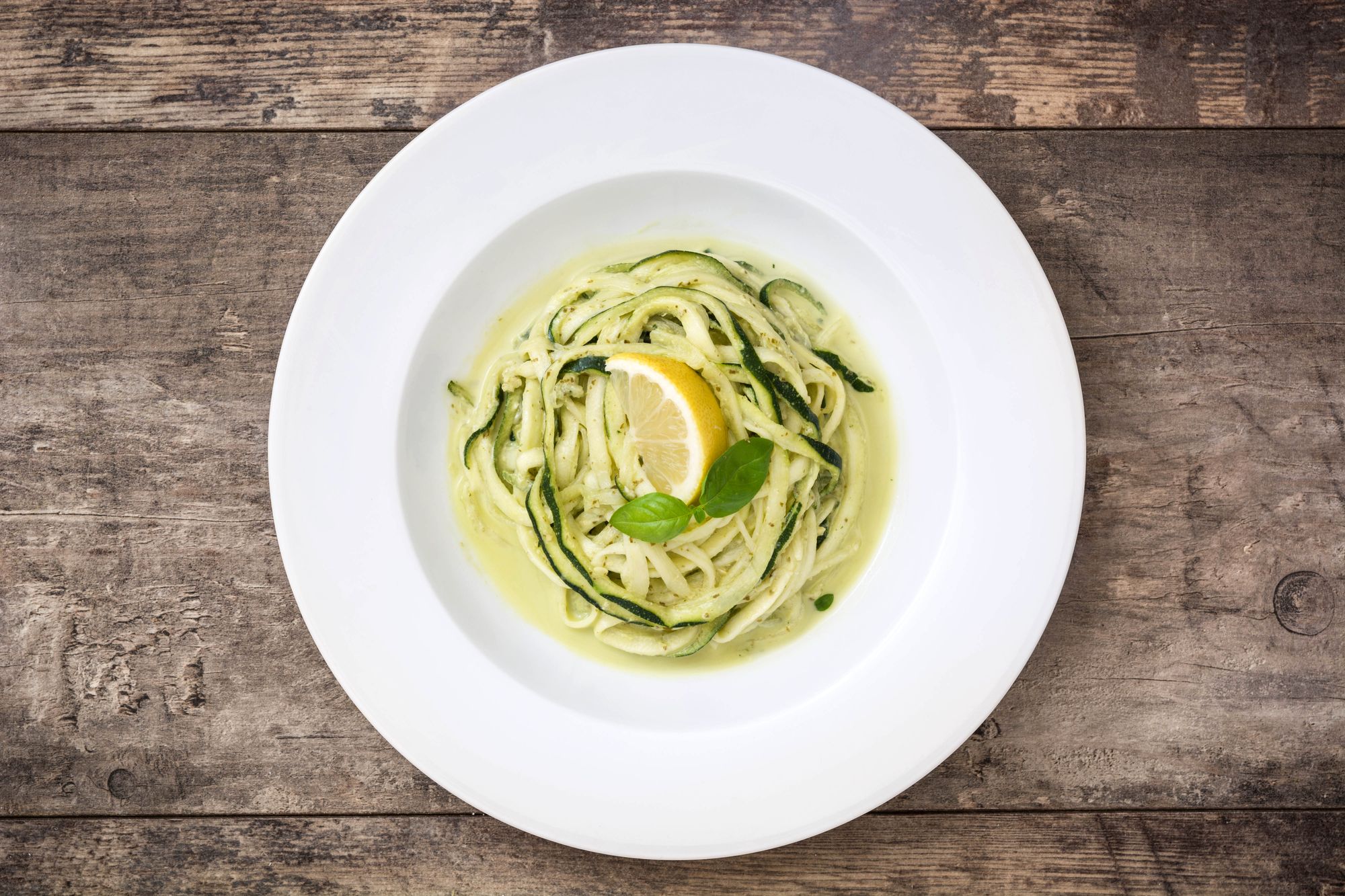 Creamy Zucchini and Lemon Tagliatelle