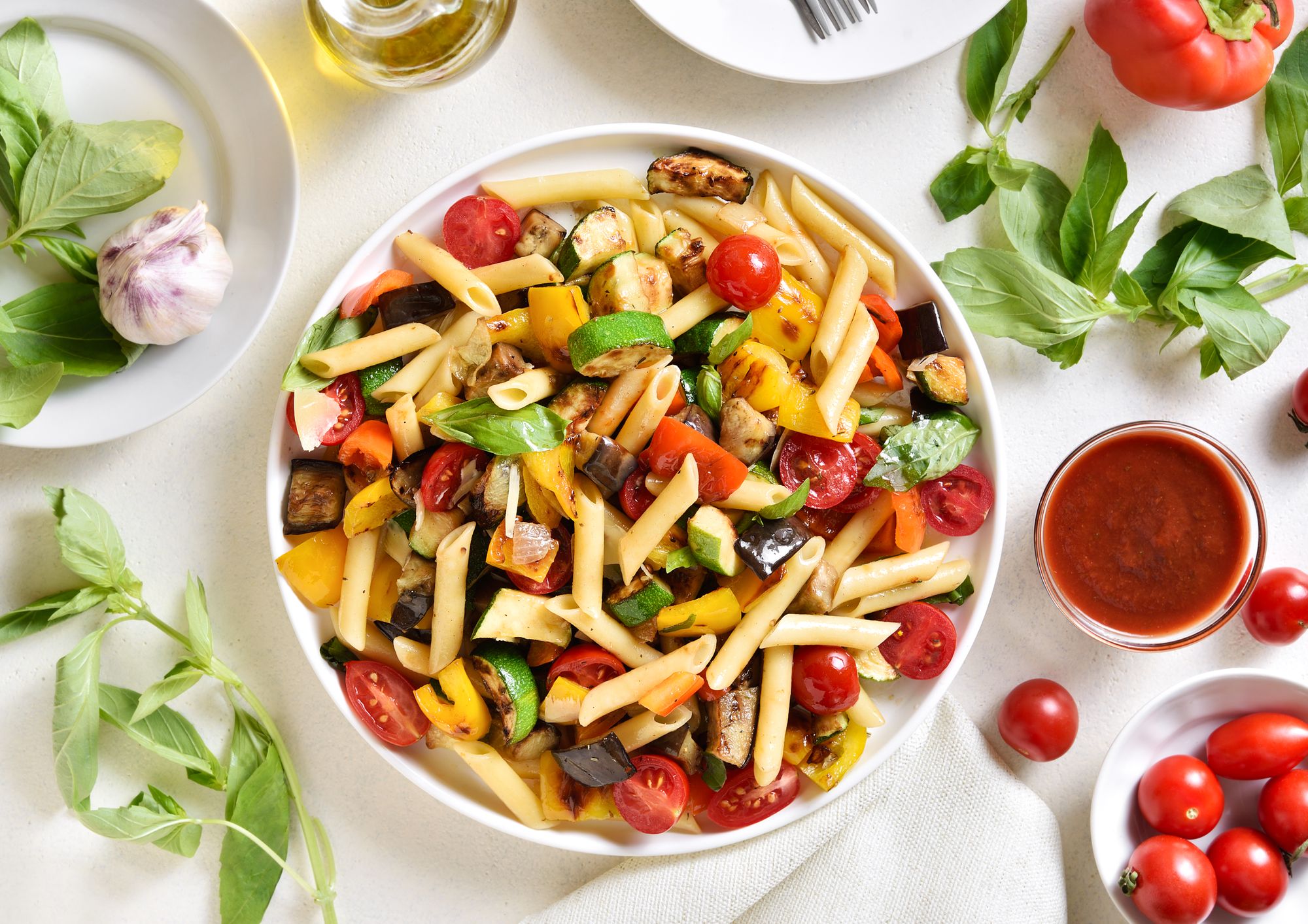 Creamy Ratatouille Penne