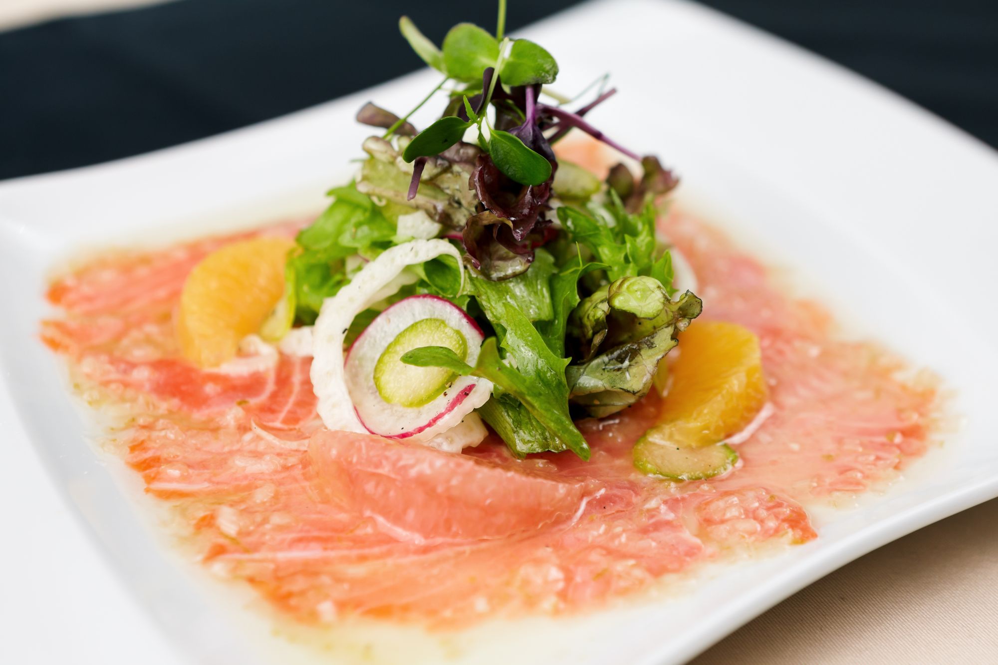 Smoked Salmon Carpaccio