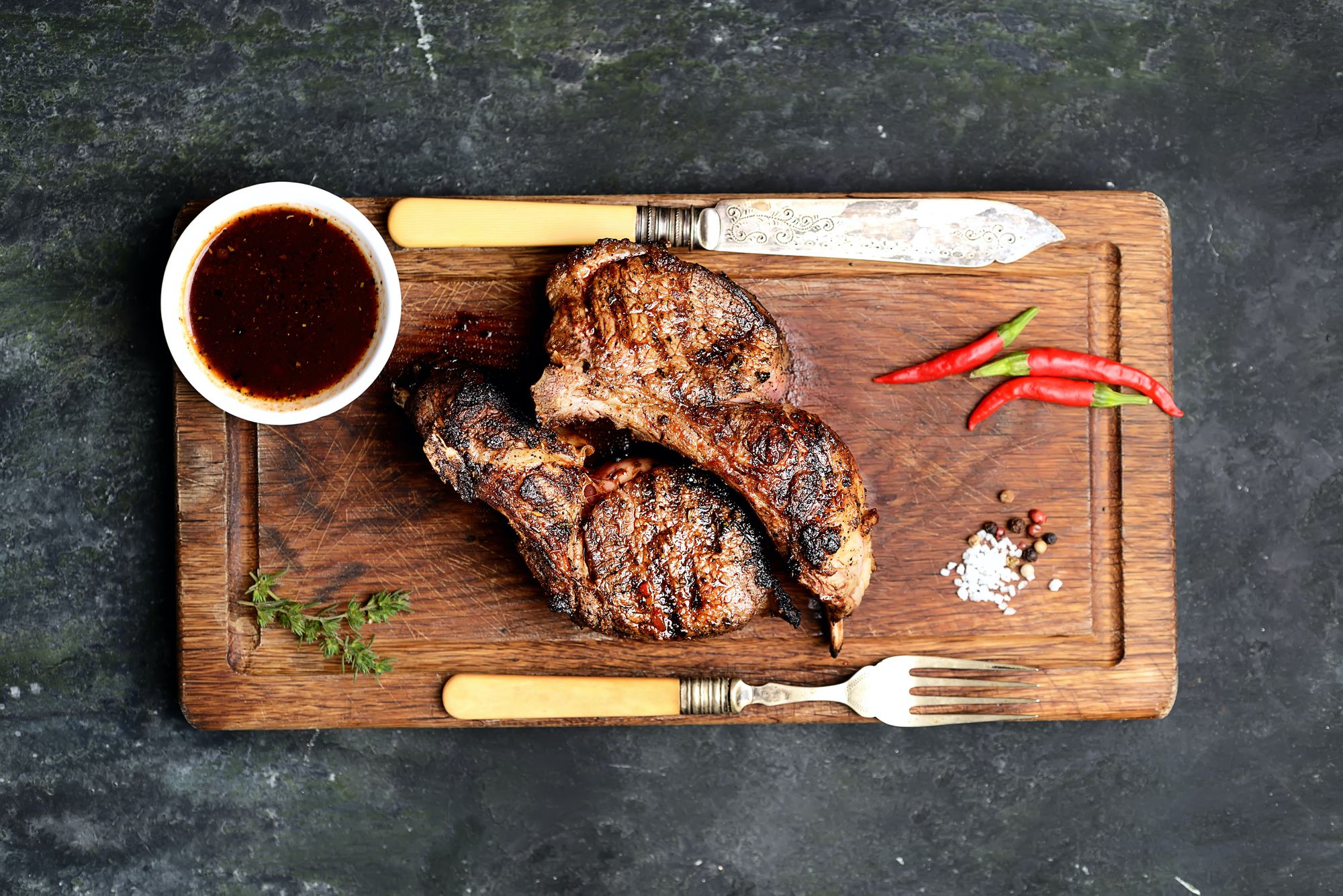 Lamb Steaks Cajun Style