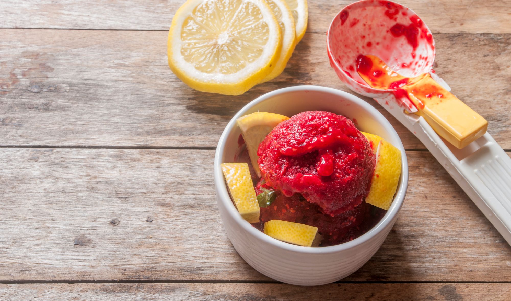 Perfect Raspberry Sorbet