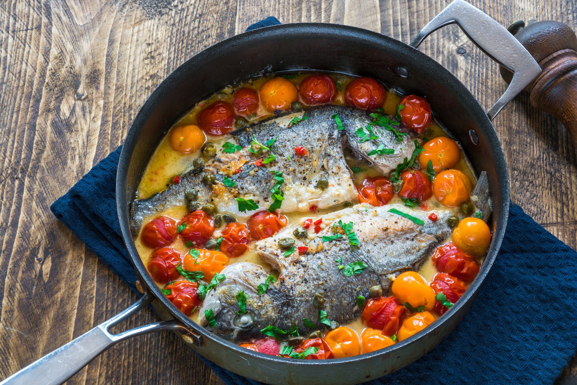 Sea Bream Italian Style