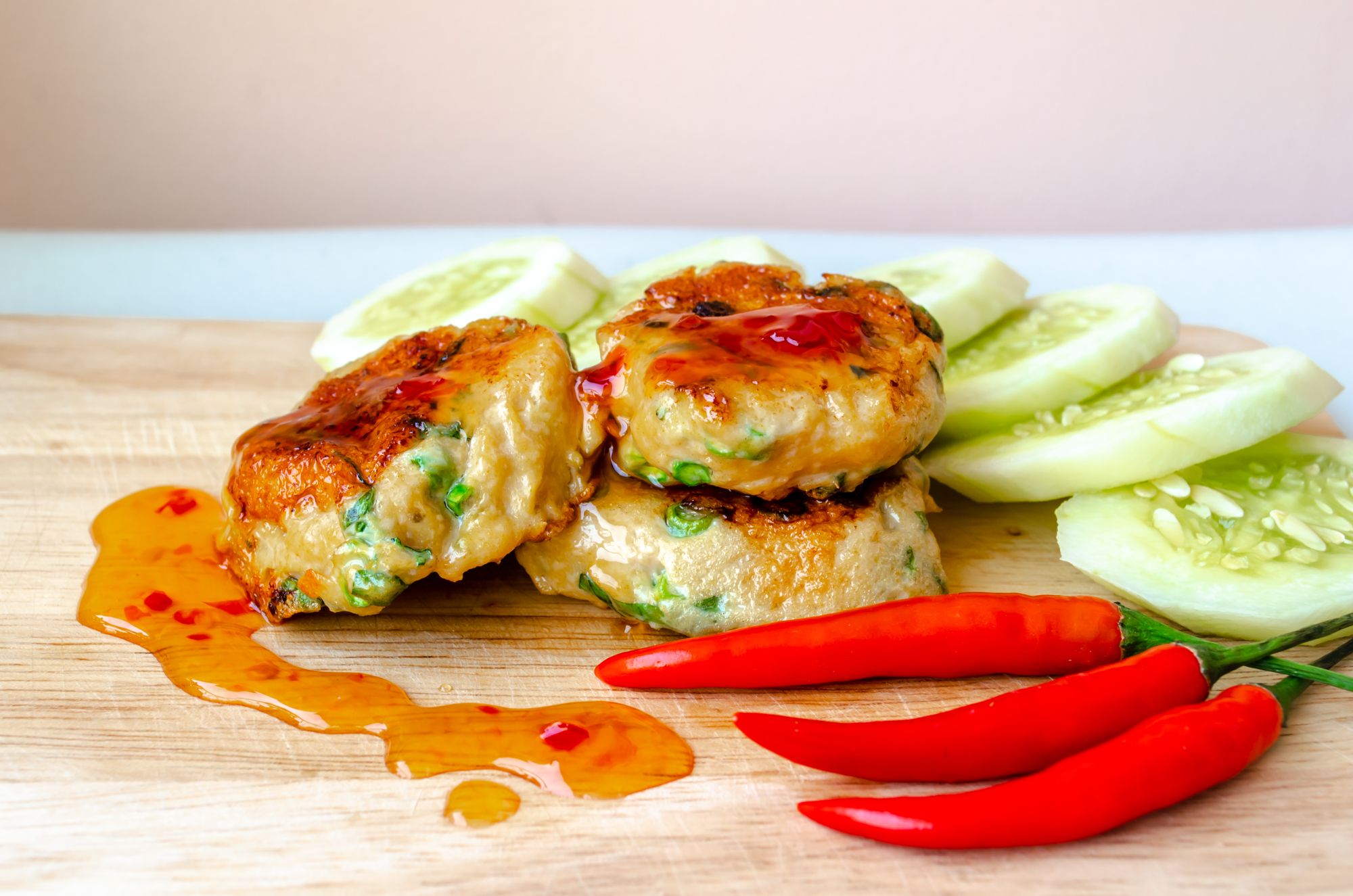 Thai-style Chicken Cakes