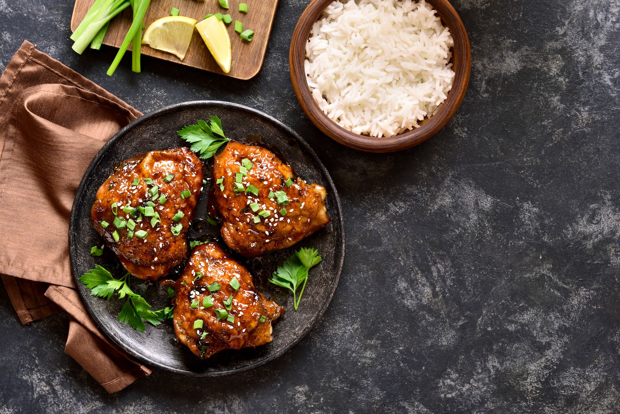 Sticky Chinese Chicken Thighs