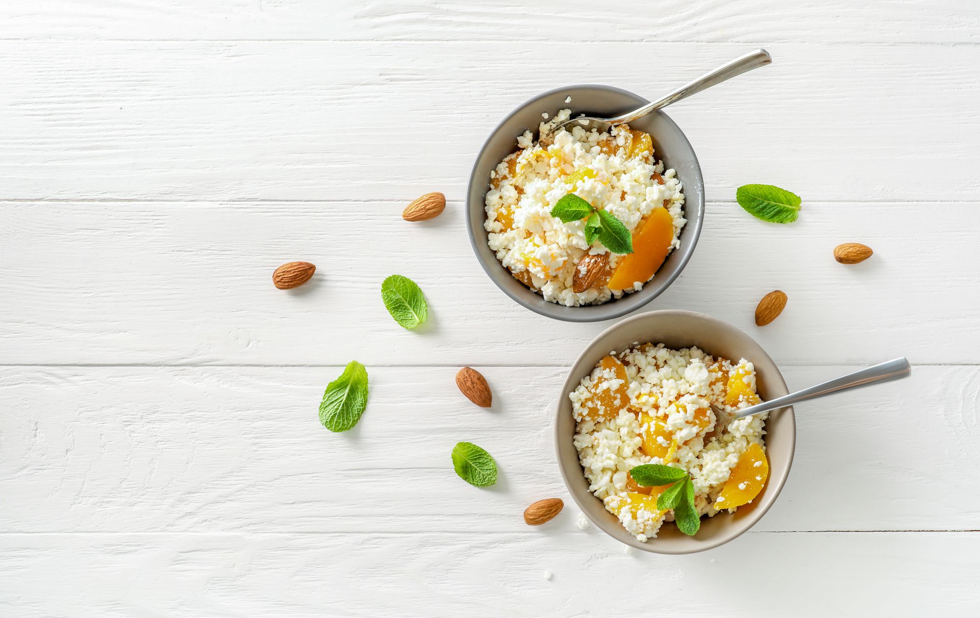 Quick Feta and Peach Couscous