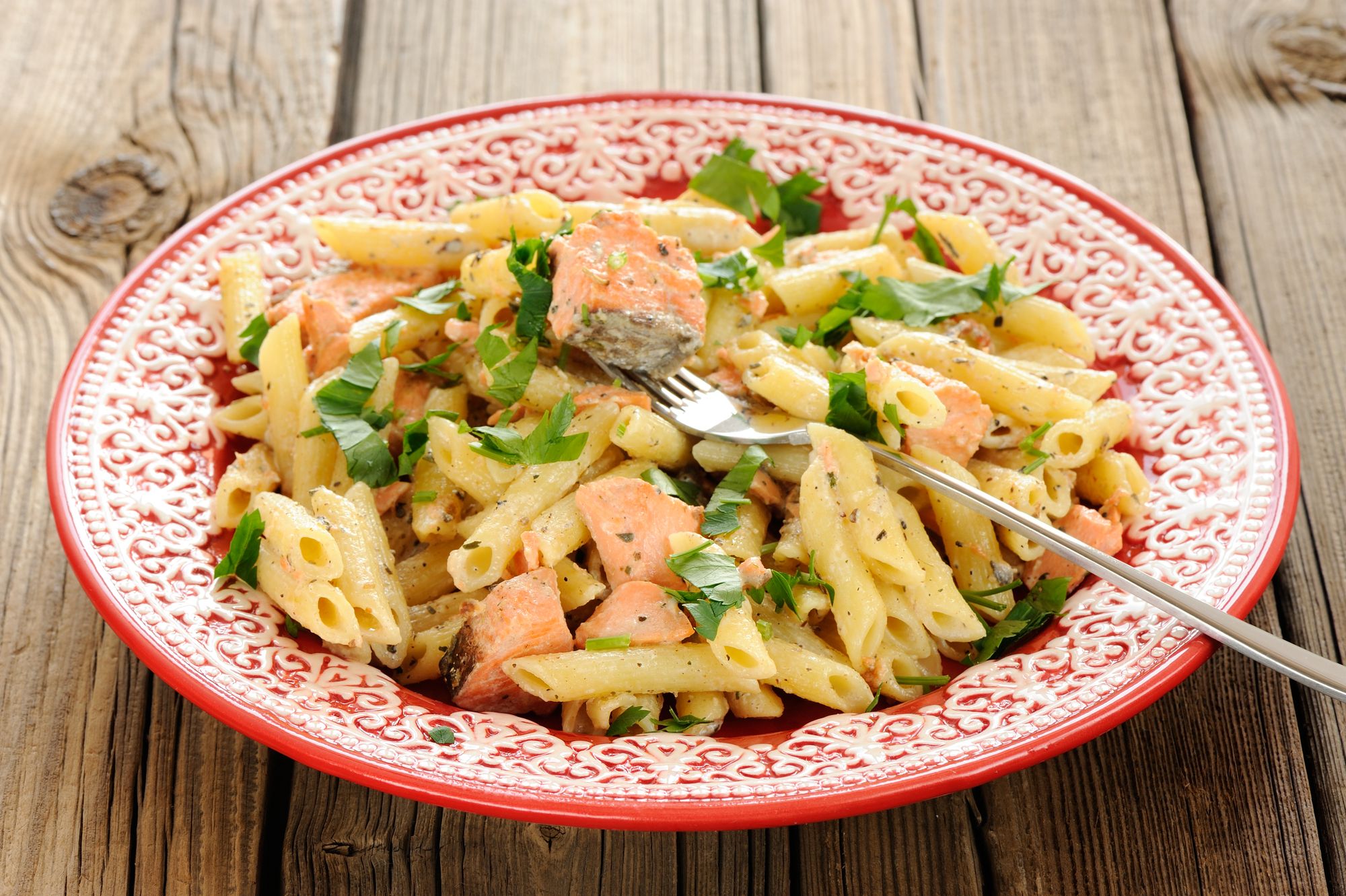 Creamy Salmon Penne