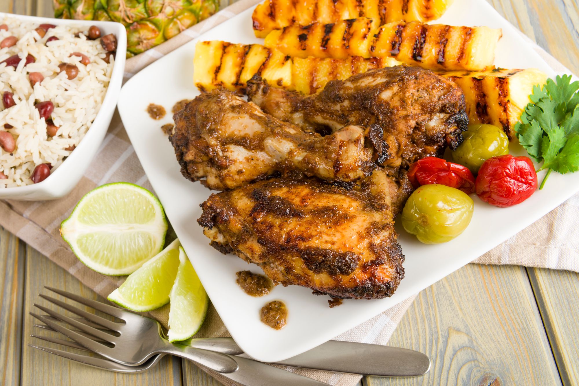 Tropical Jerk Chicken Traybake