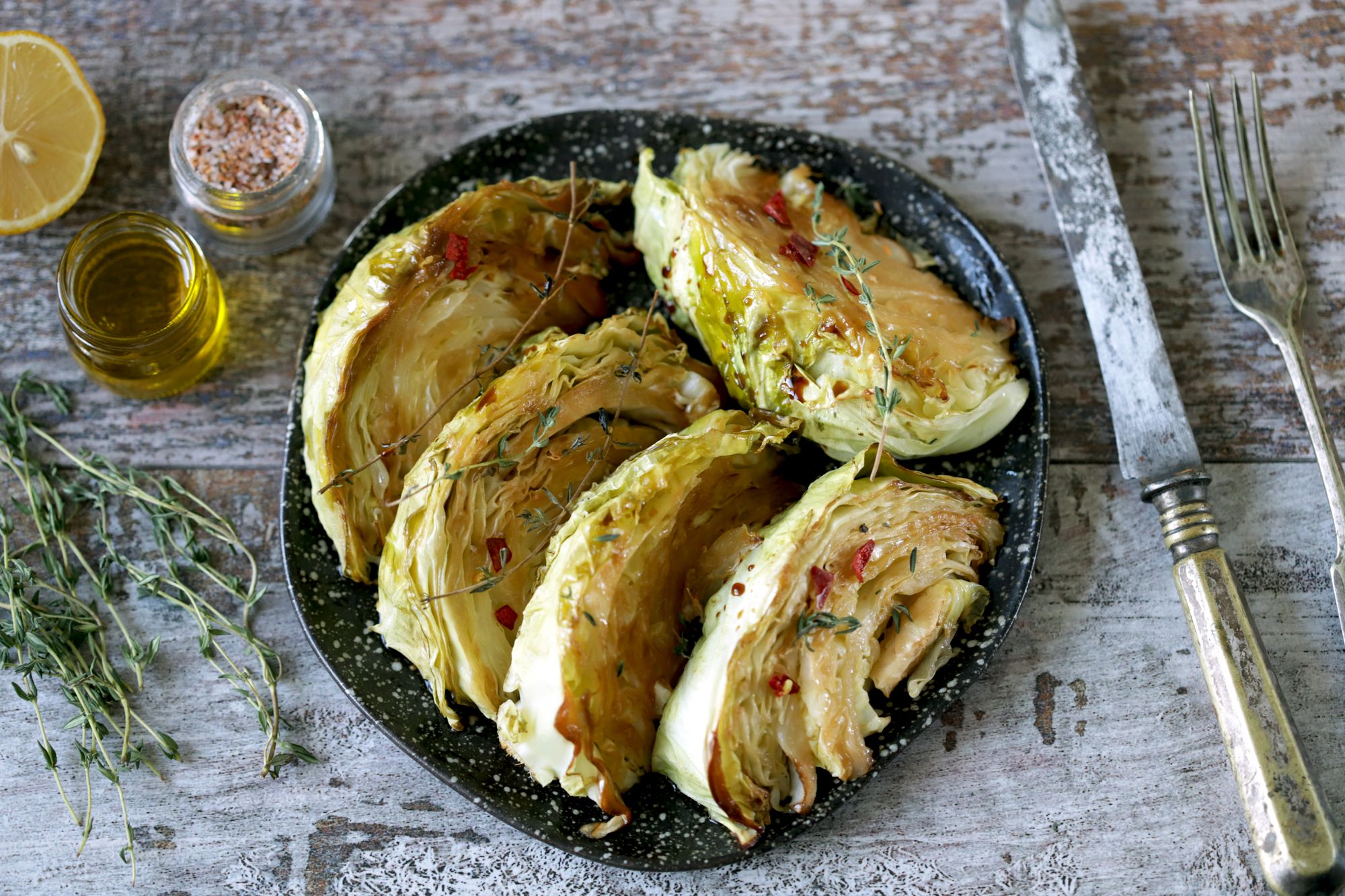 Roast Savoy Cabbage Side