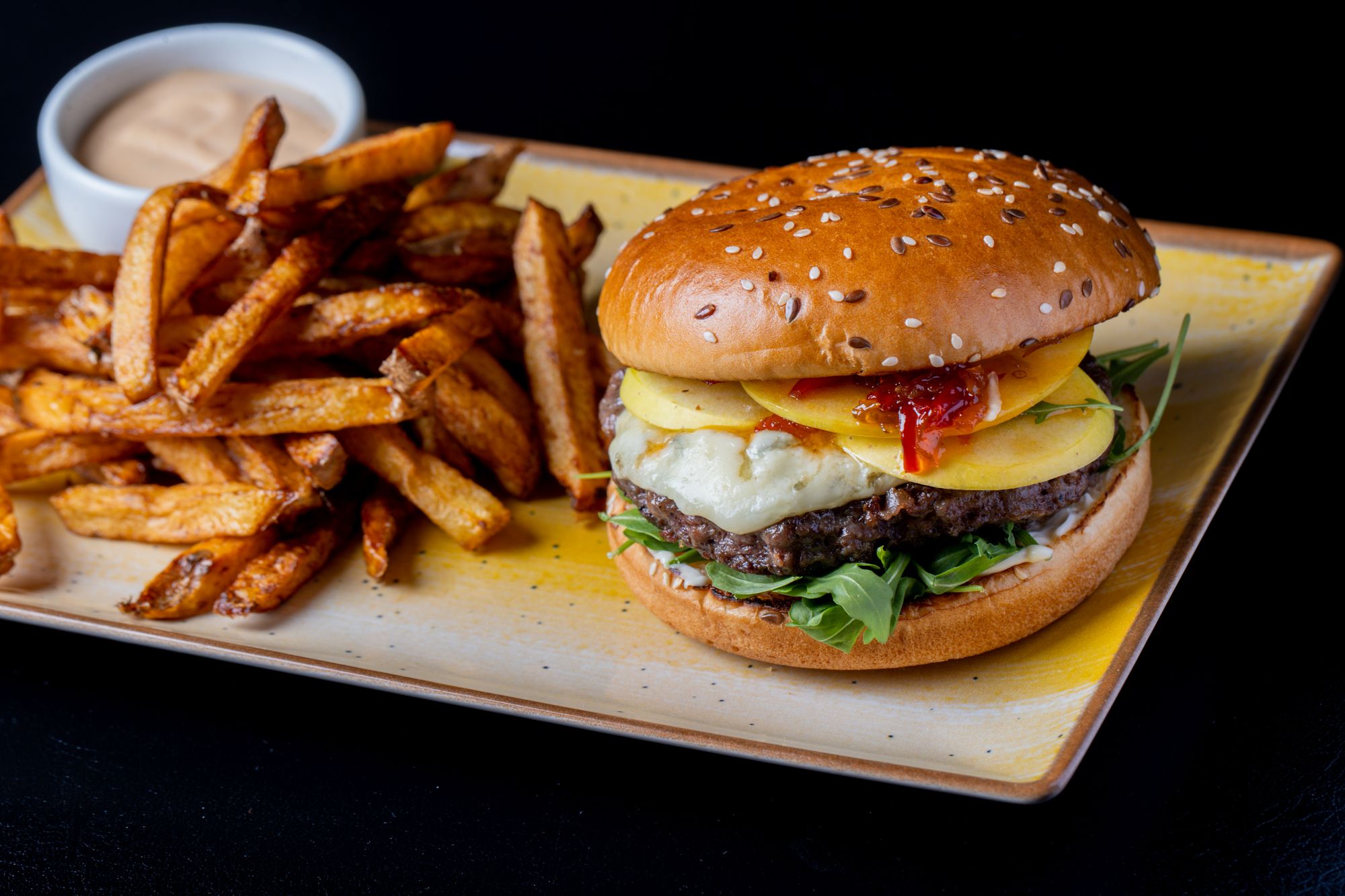 Pork and Apple Burgers