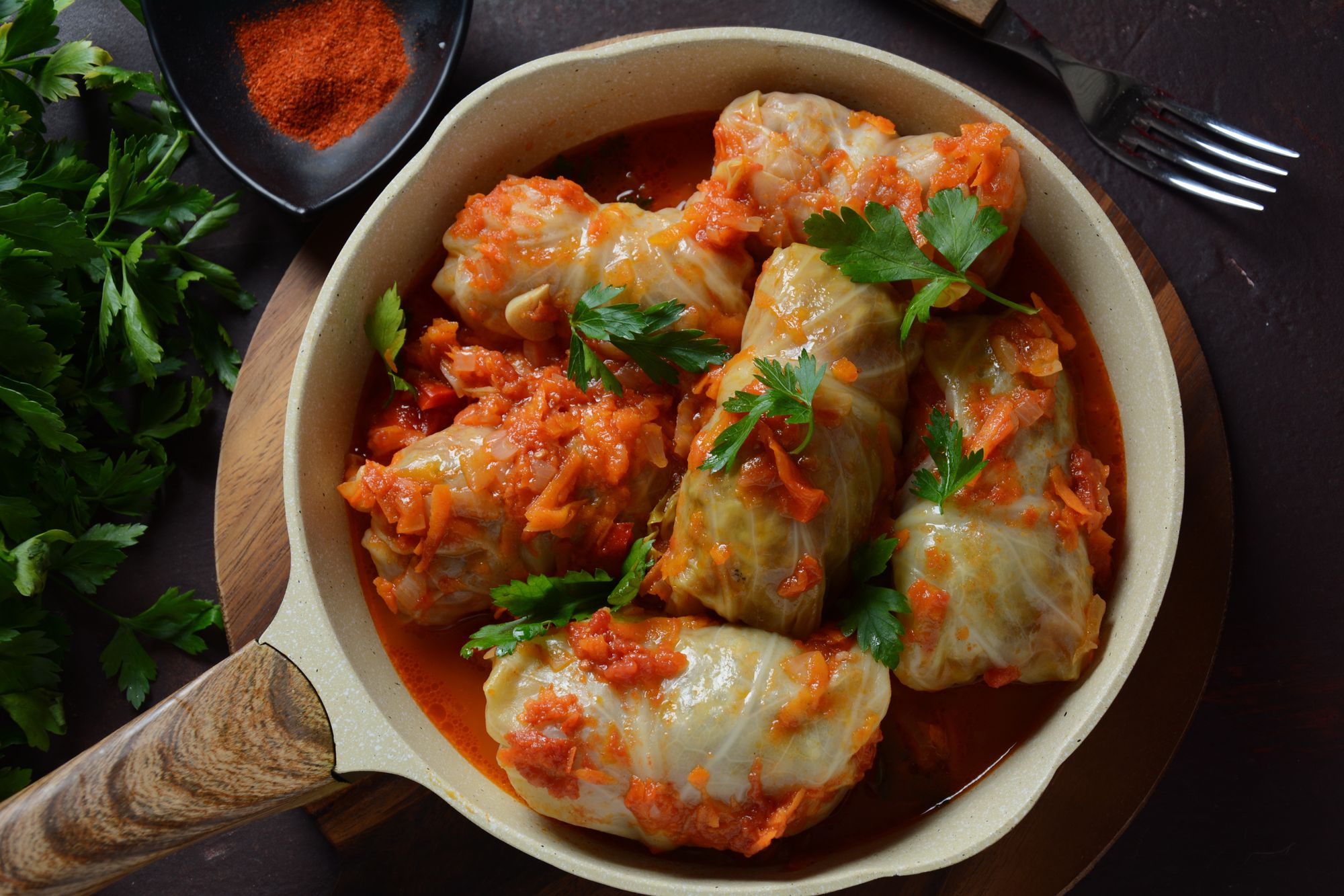Chorizo Cabbage Rolls