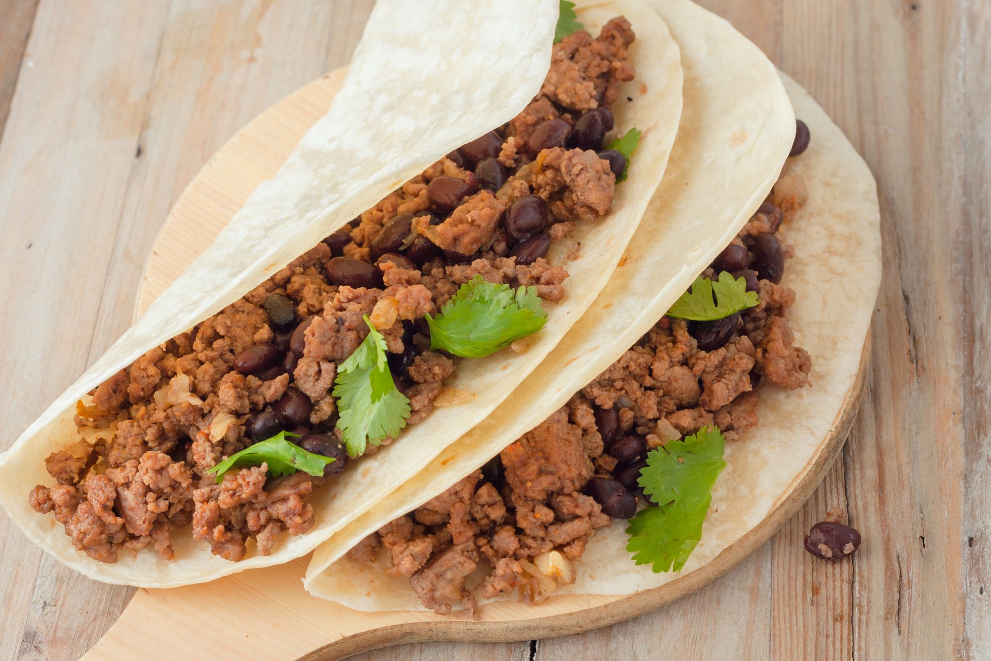Black Bean and Smoky Pork Tacos