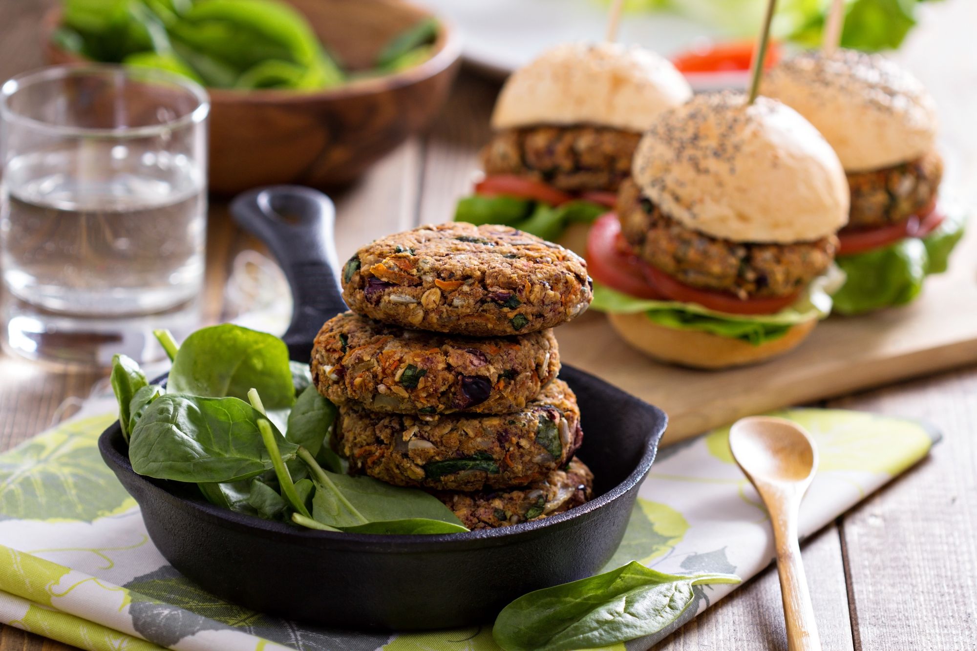 Beef and Veggie Burgers