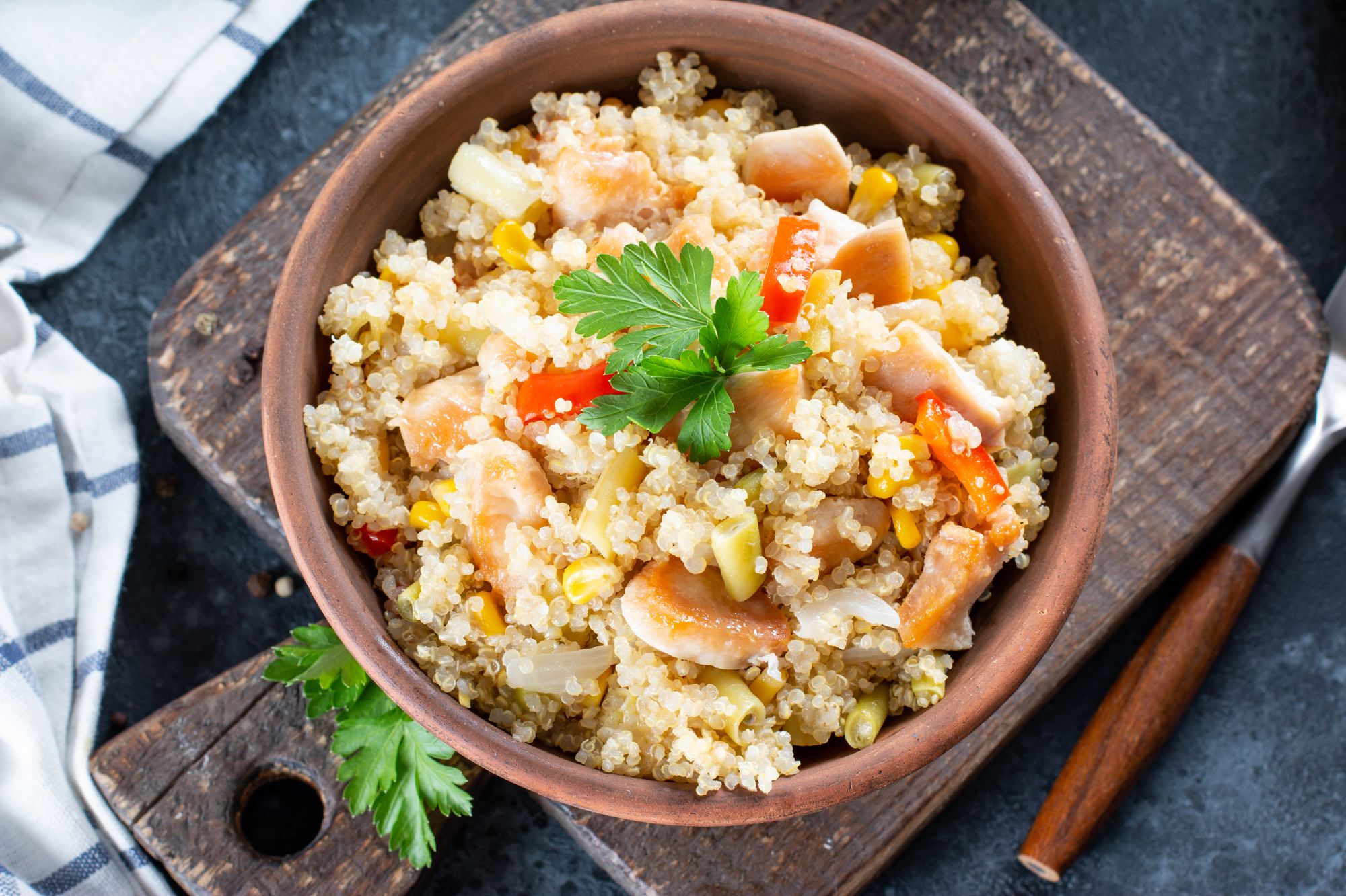 Cajun Chicken with Quinoa