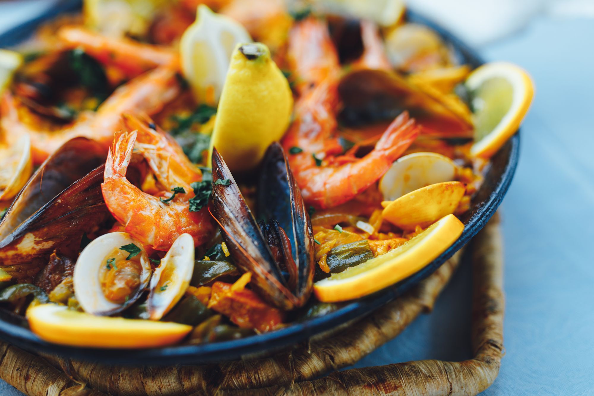 Smoky Seafood Spanish Rice