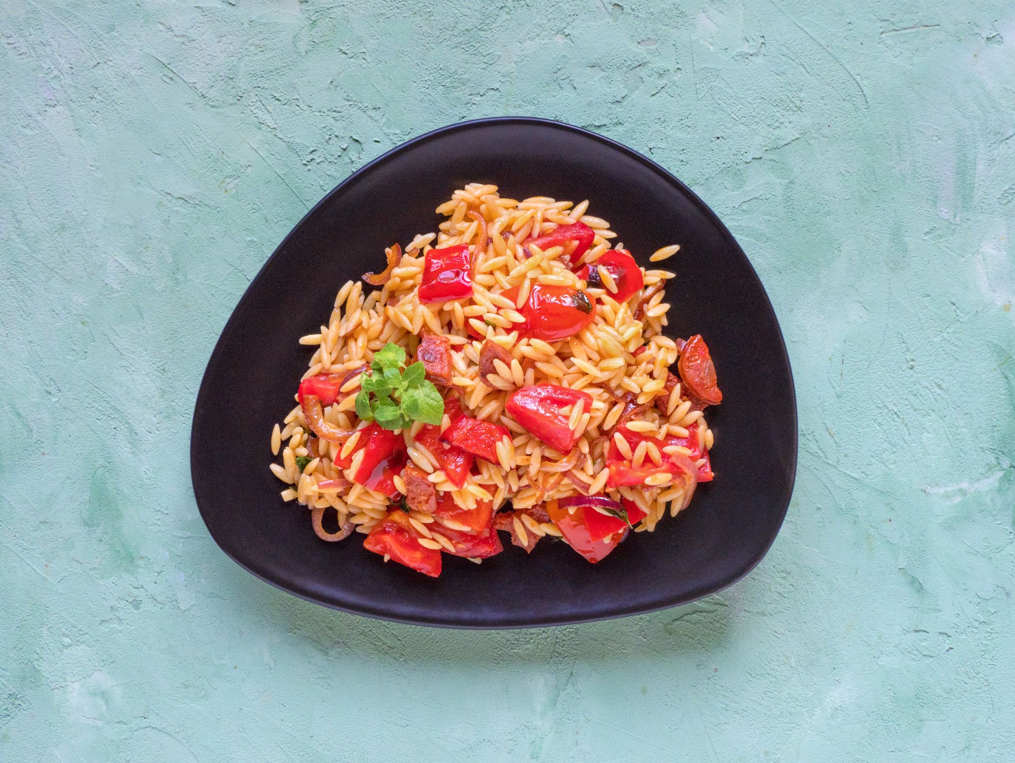 Pilaf of Chorizo and Garlic