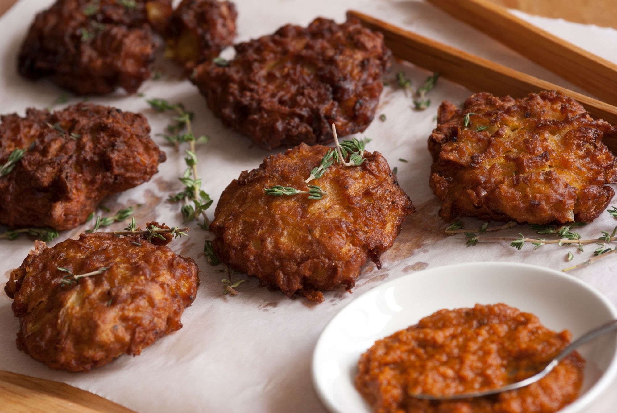 Ginger and Carrot Bhajis