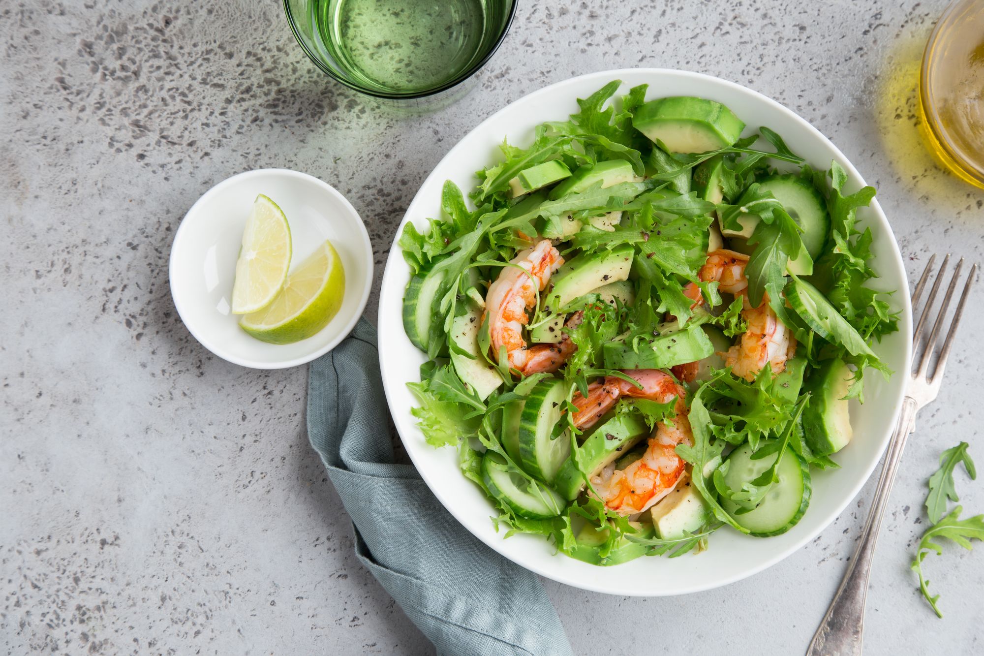 Chilli and Lime Prawn Salad