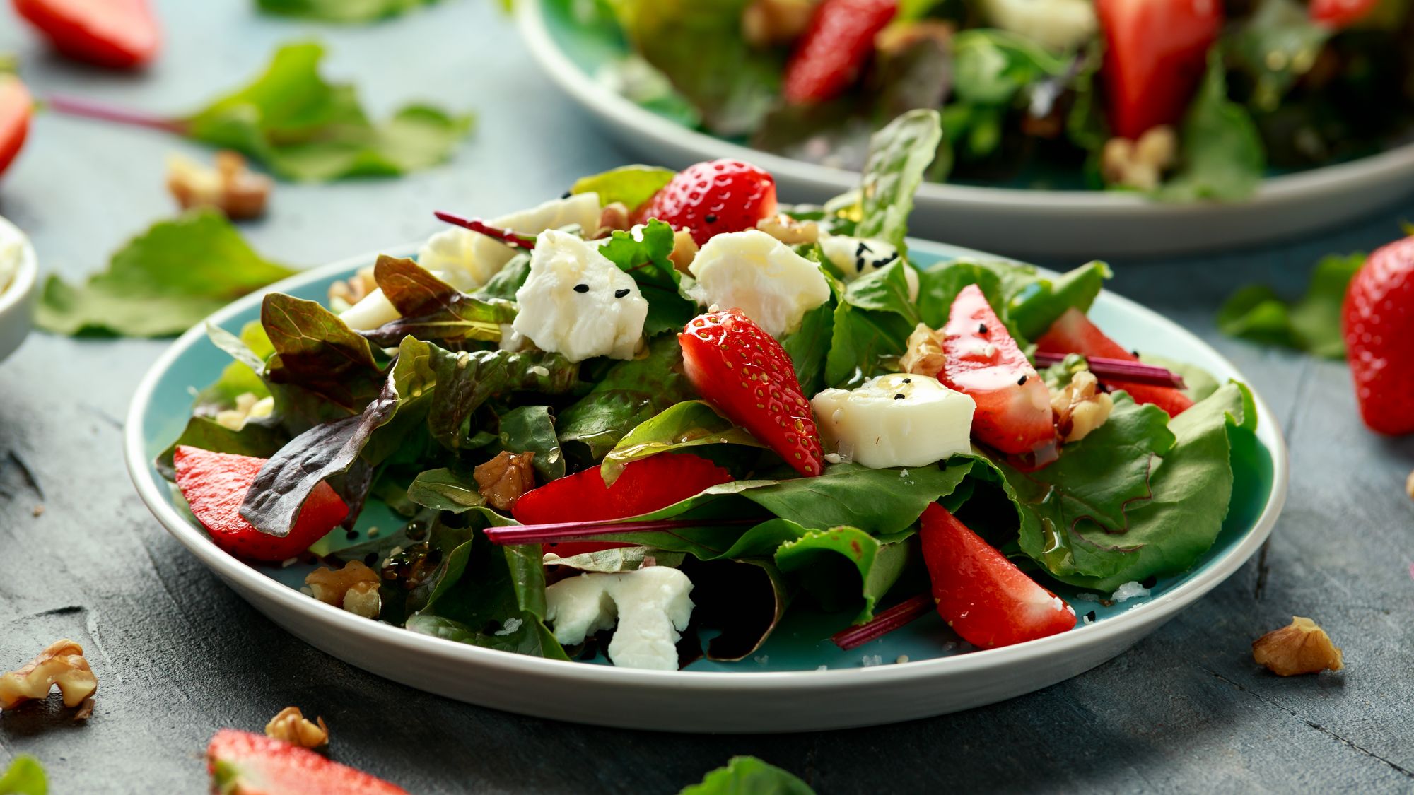 Goat’s Cheese Salad with Cranberry Drizzle