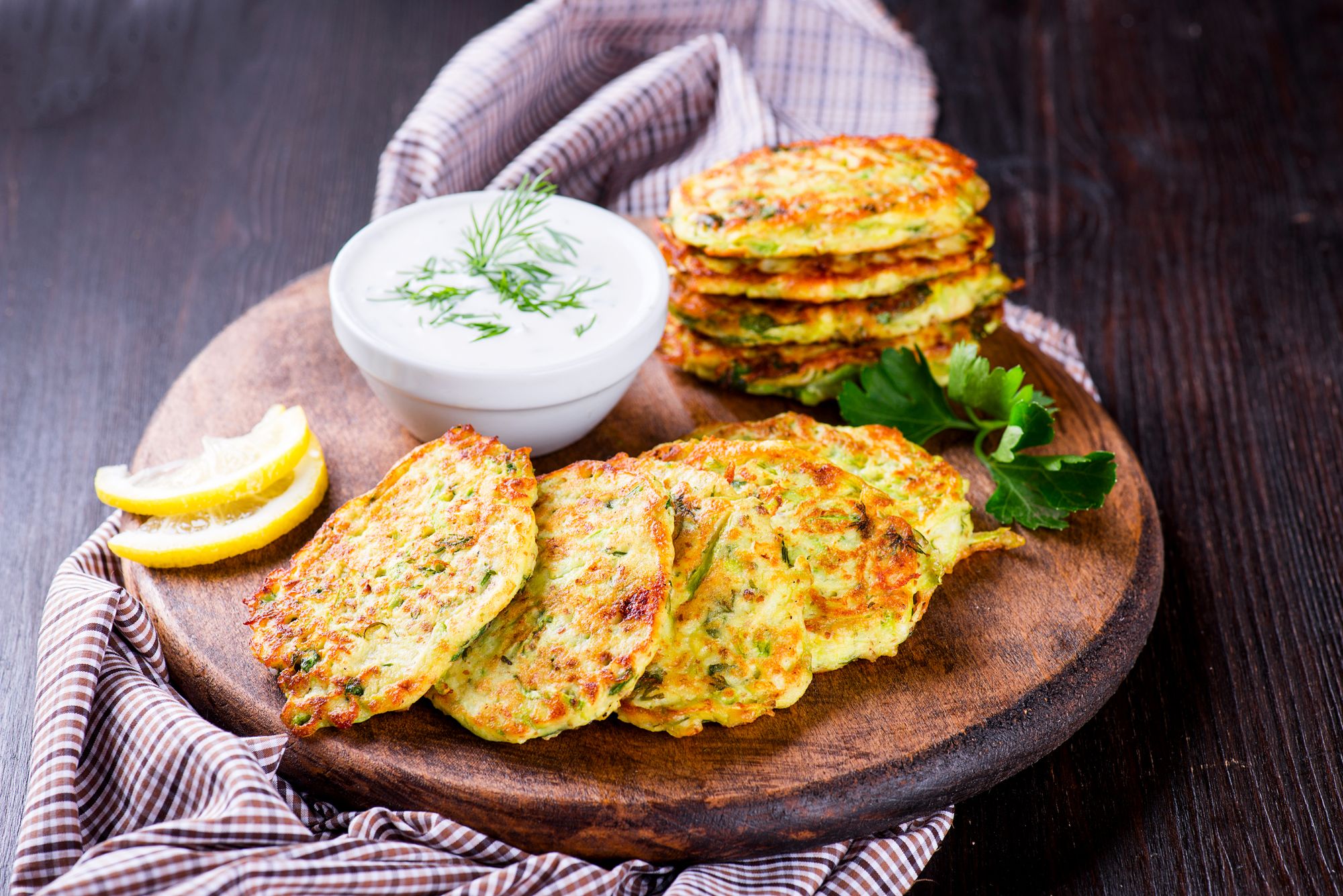 Squash and Feta Fritters