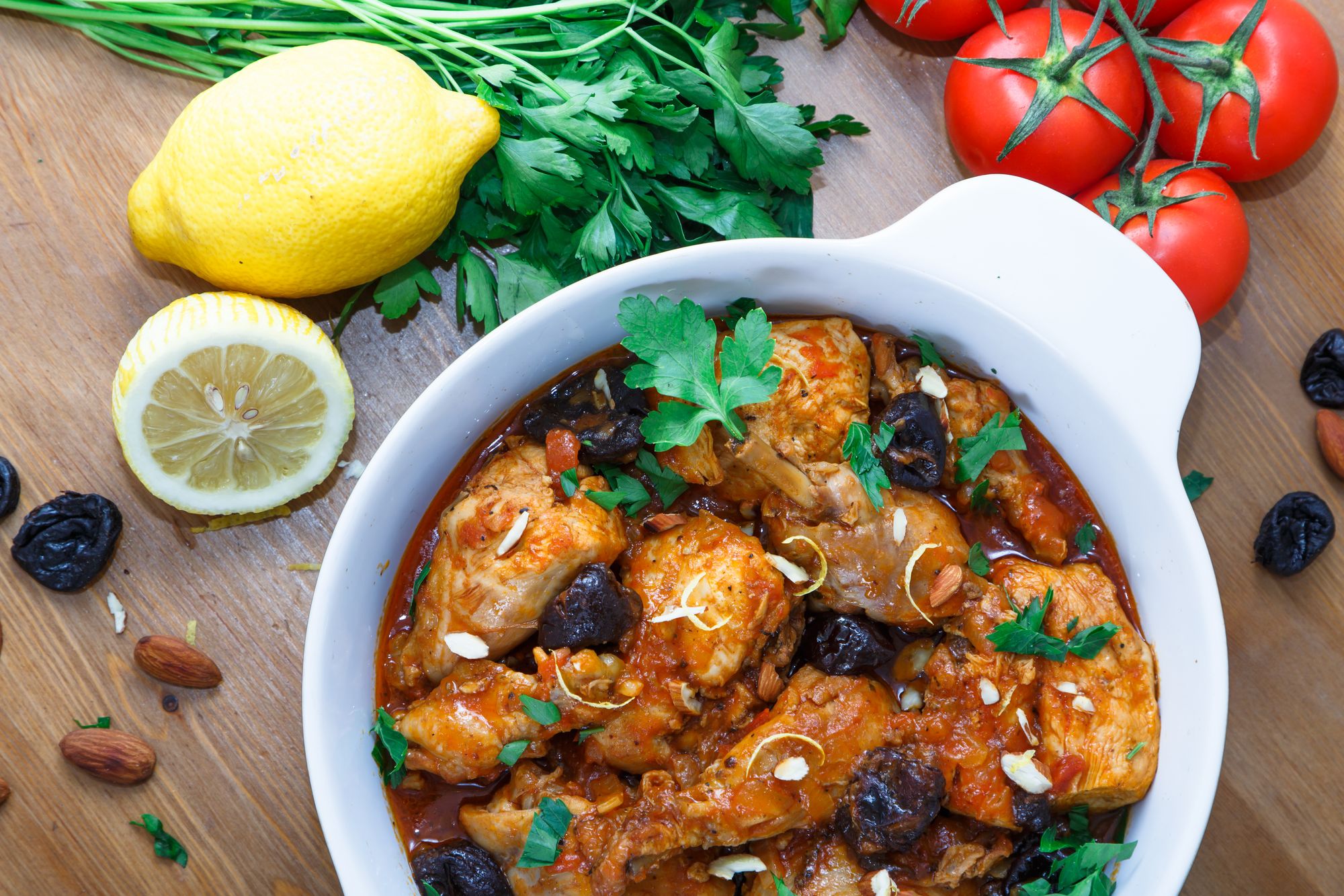 Chicken, Olive and Lemon Tagine