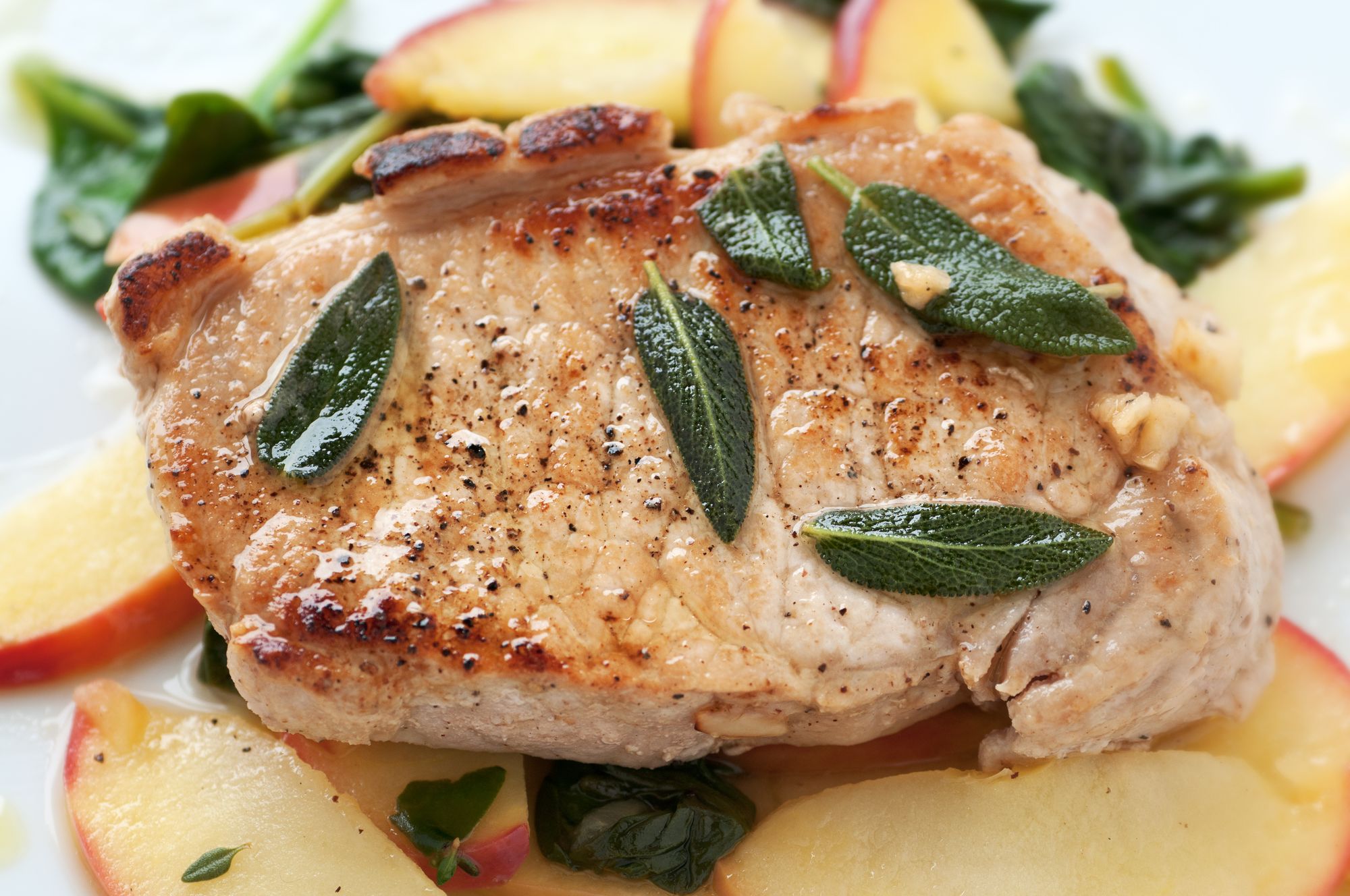 Easy Pork and Apple Salad