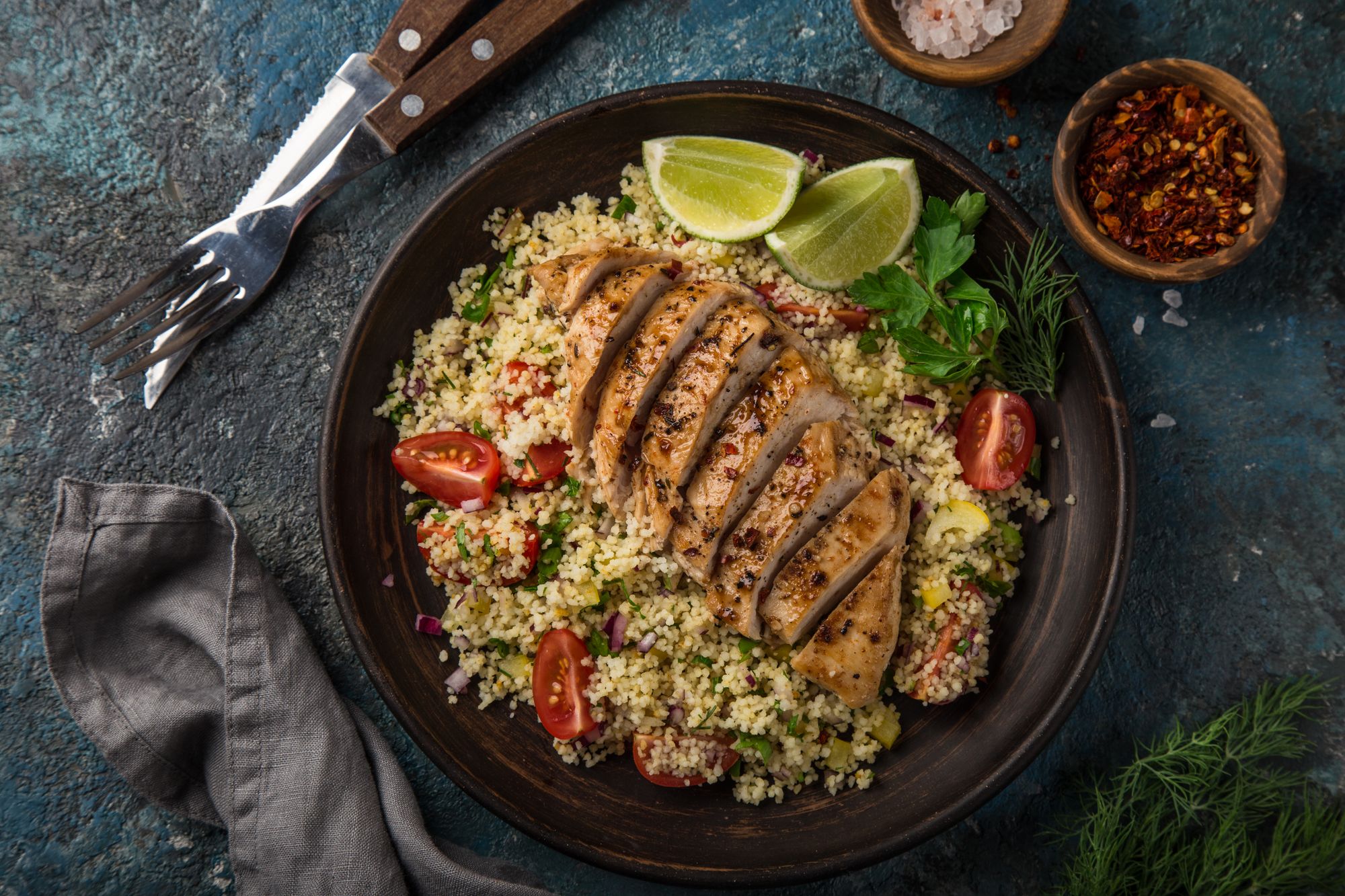 Lemon Chicken with Couscous