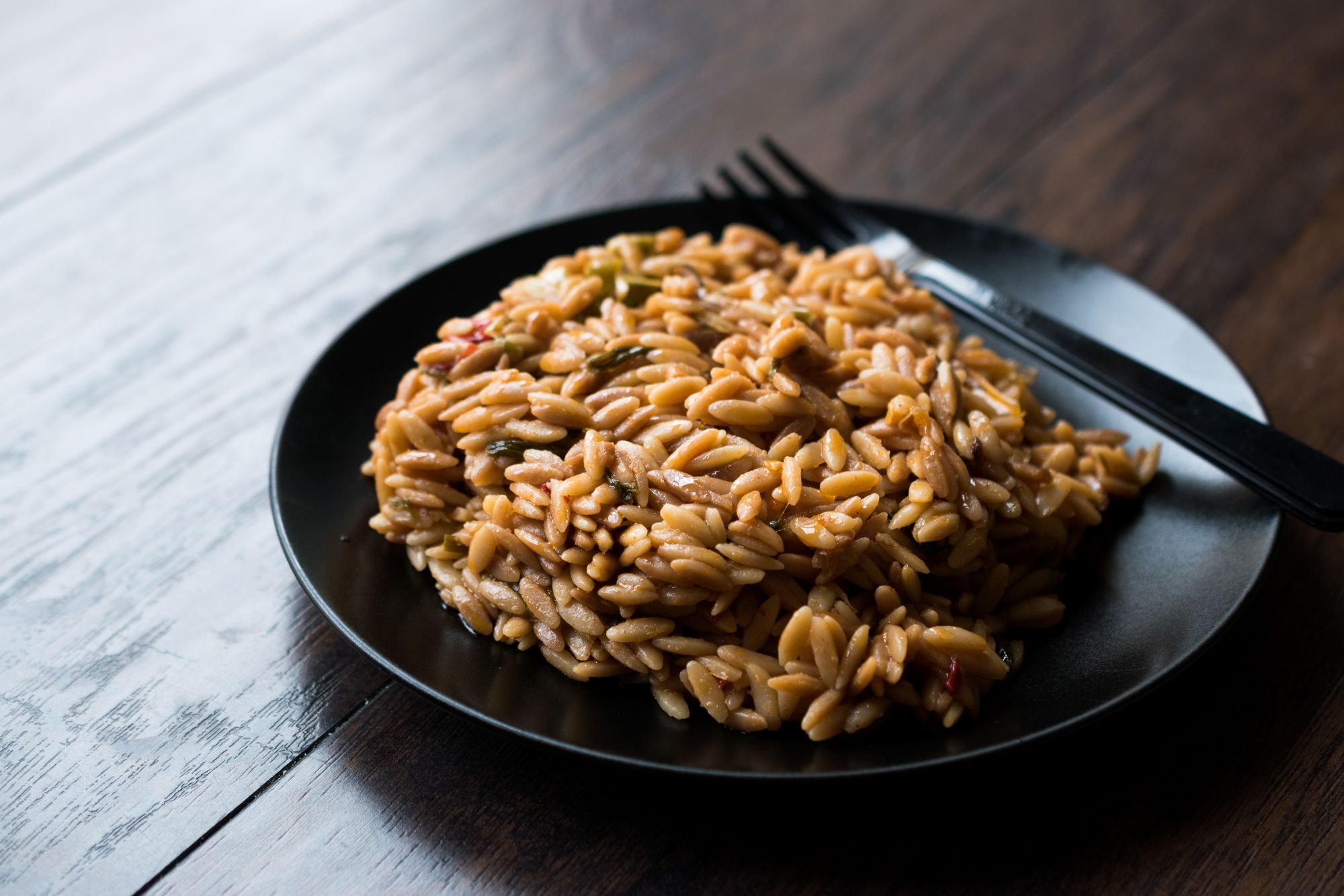 Gorgonzola and Mushroom Pilaf
