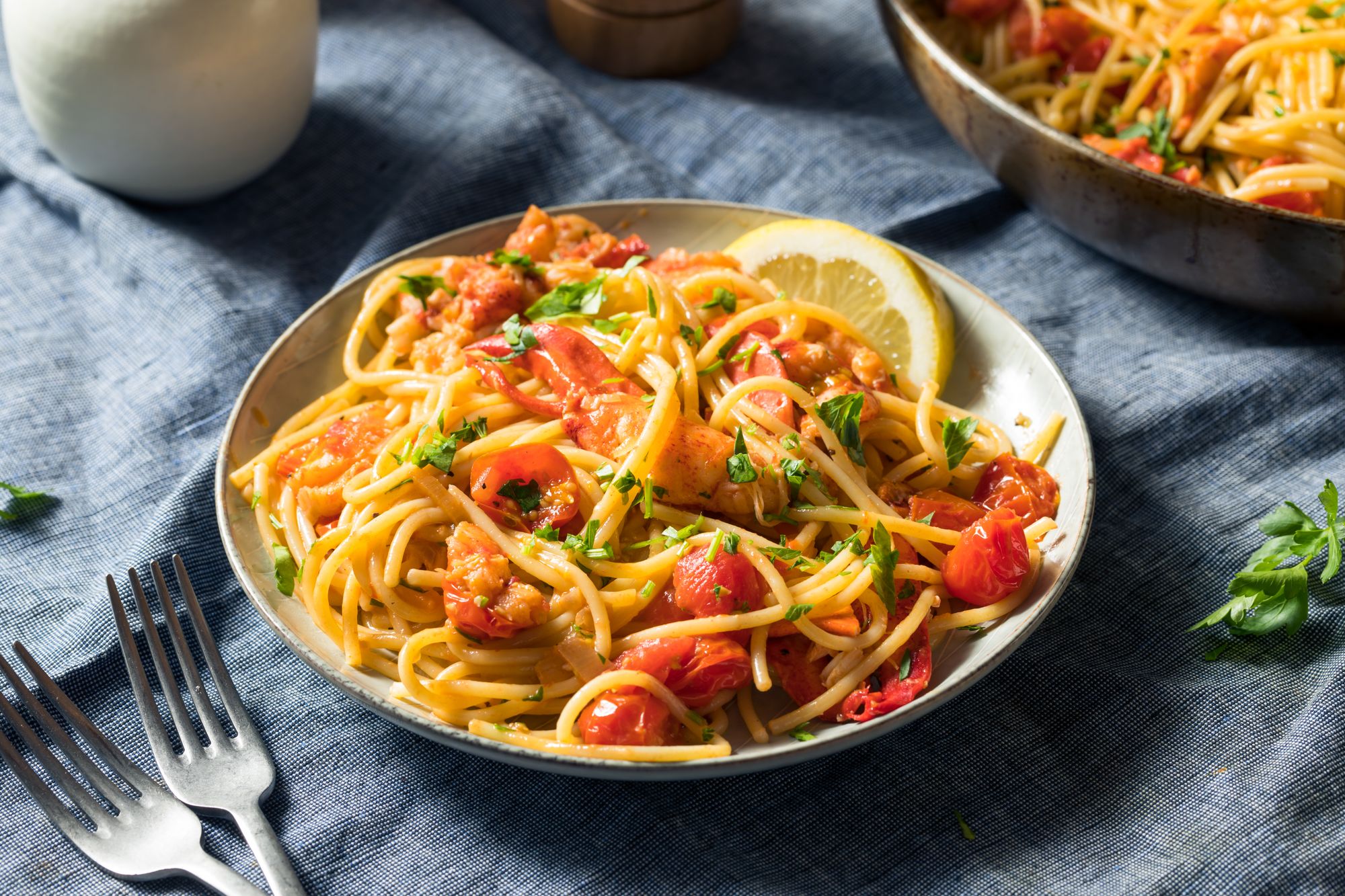 Lobster, Samphire and Pecorino Pasta