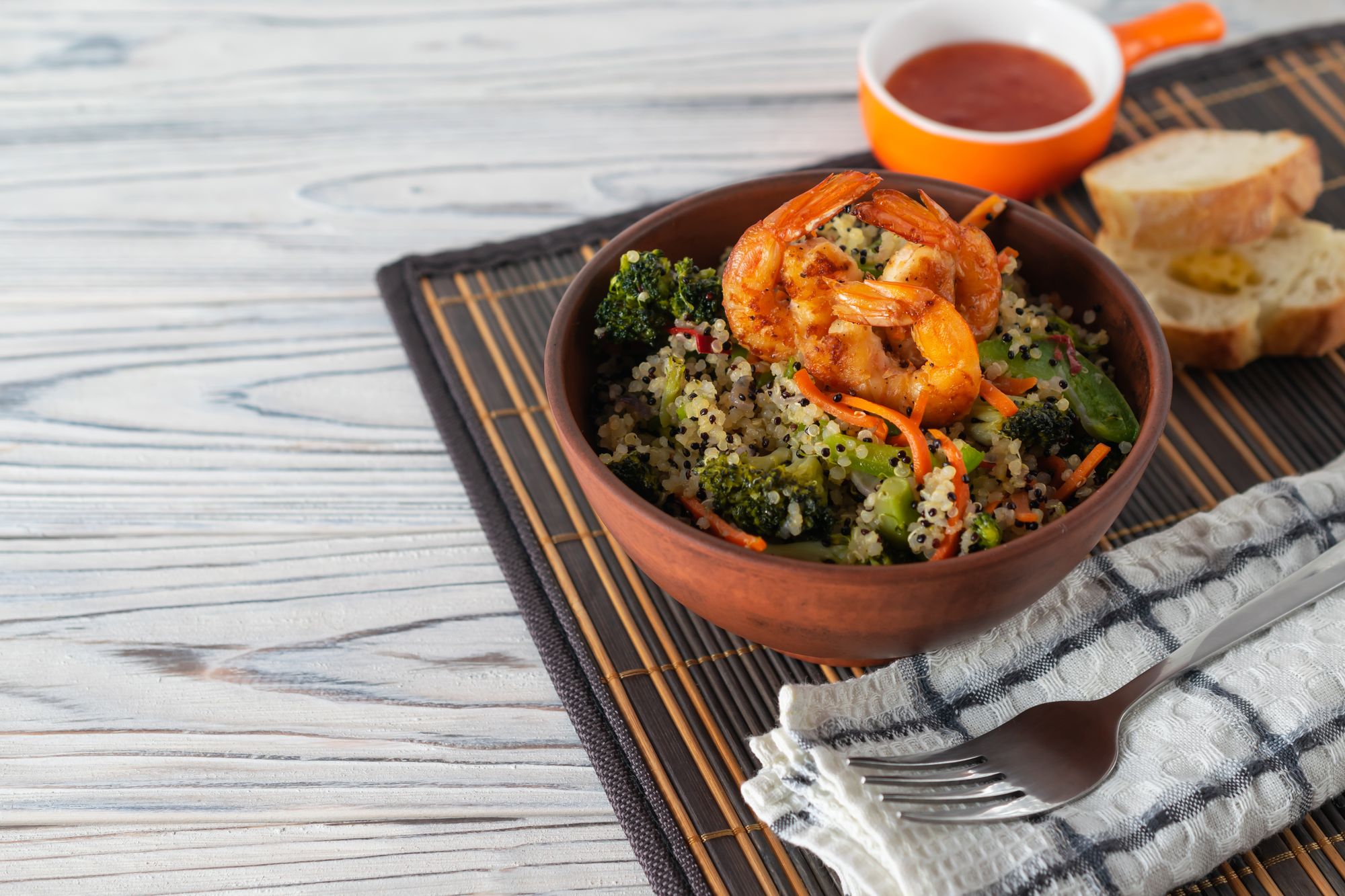 Prawn and Quinoa Broth