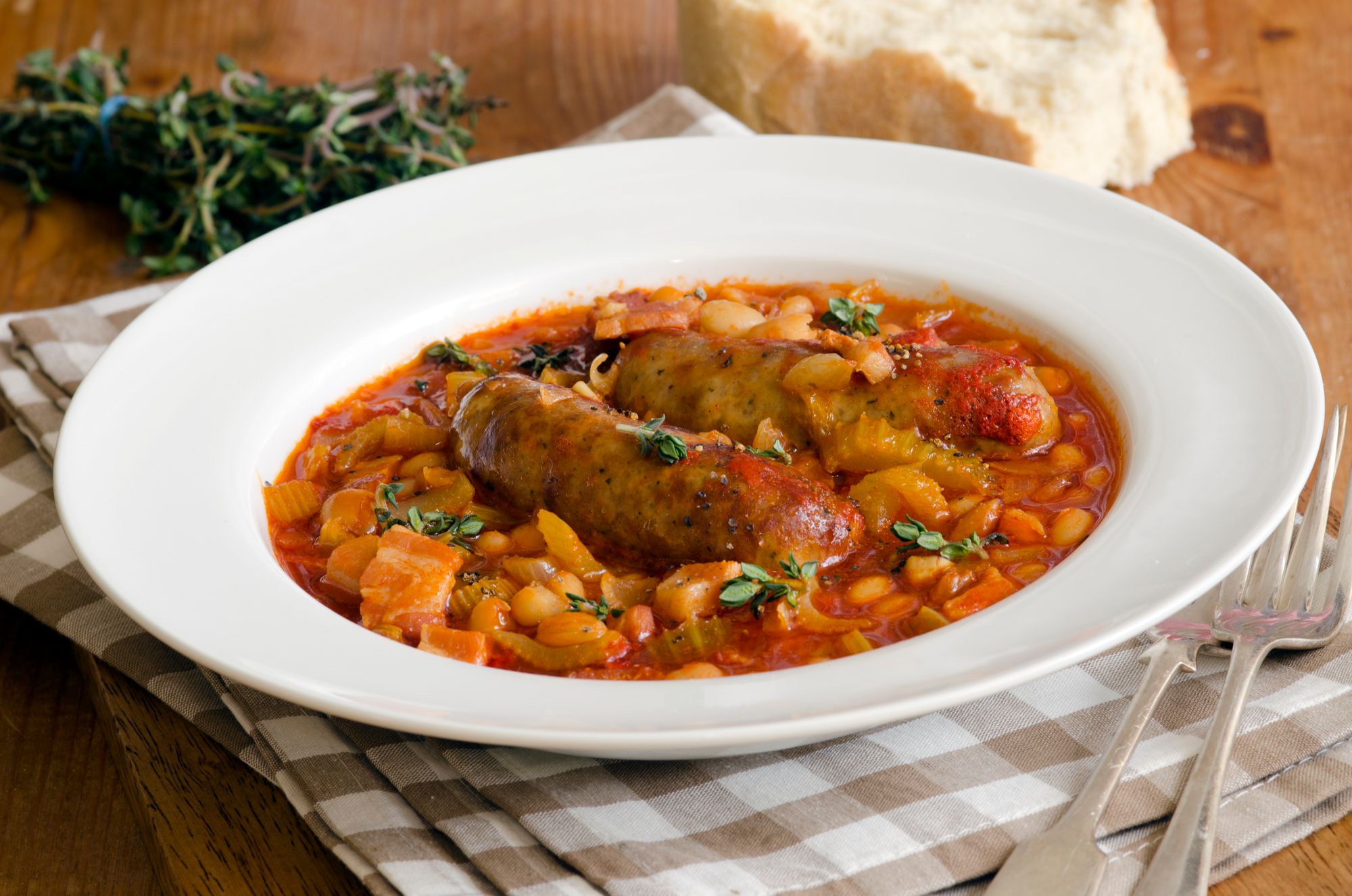 Cumberland Sausage Cassoulet