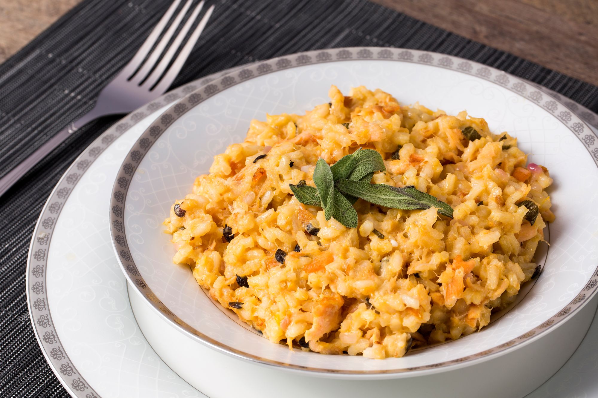 Smoked Salmon and Leek Baked Risotto