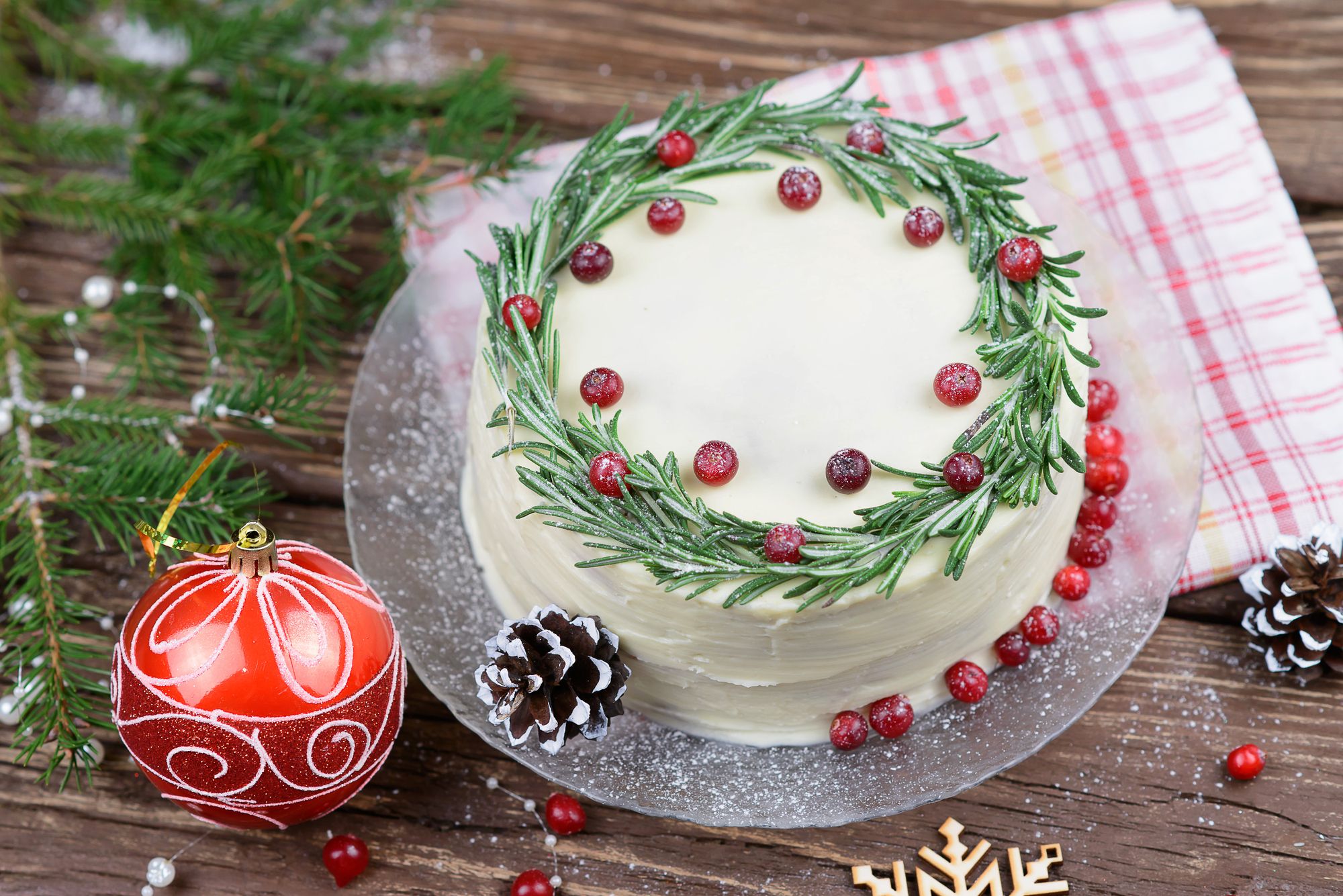 Cranberry and White Chocolate Tart