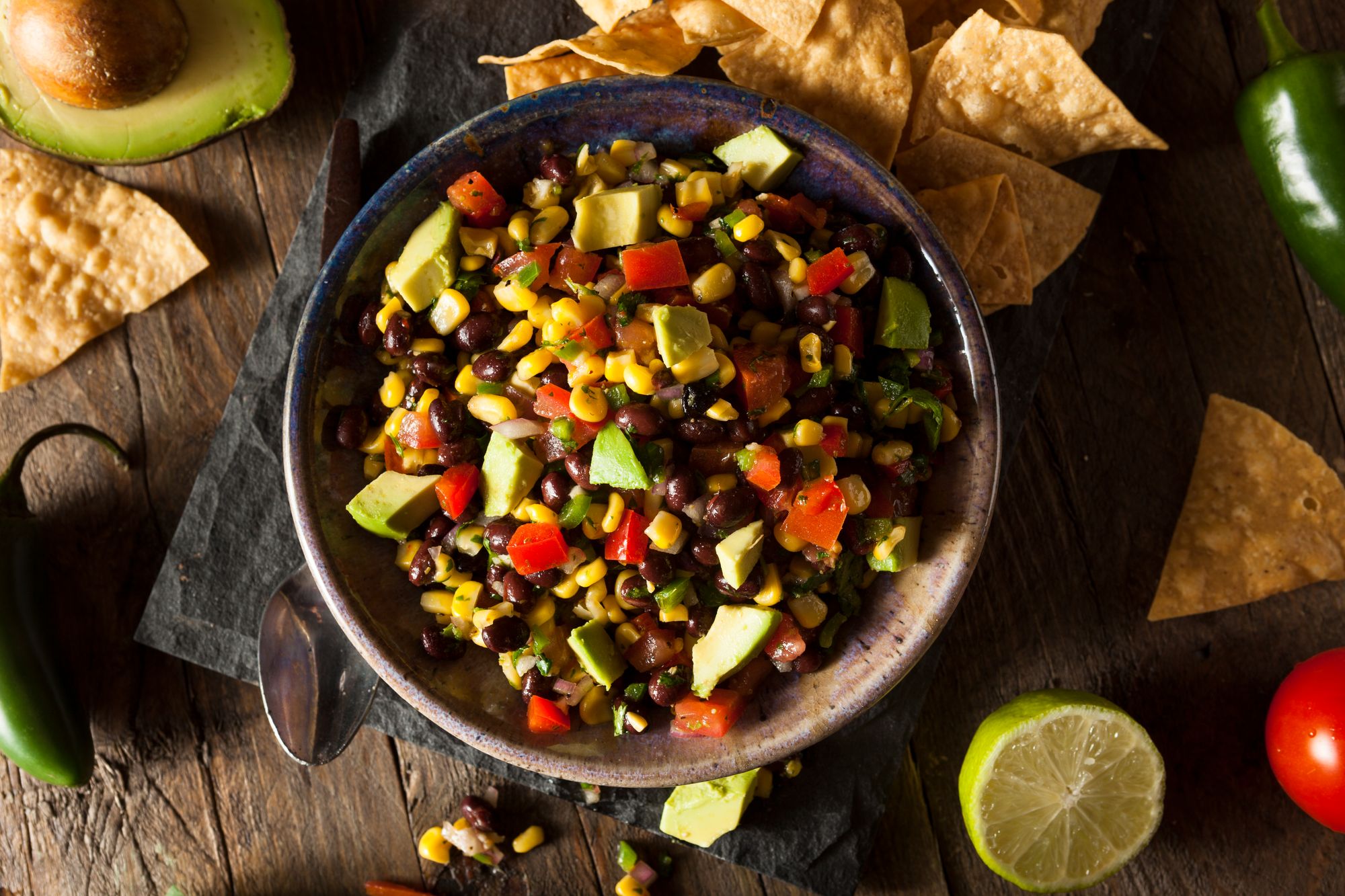 Sweet Potato and Black Bean Nachos