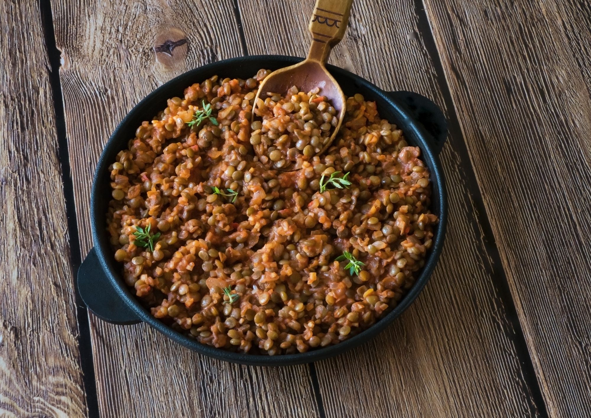 French Farmhouse Lentil Braise