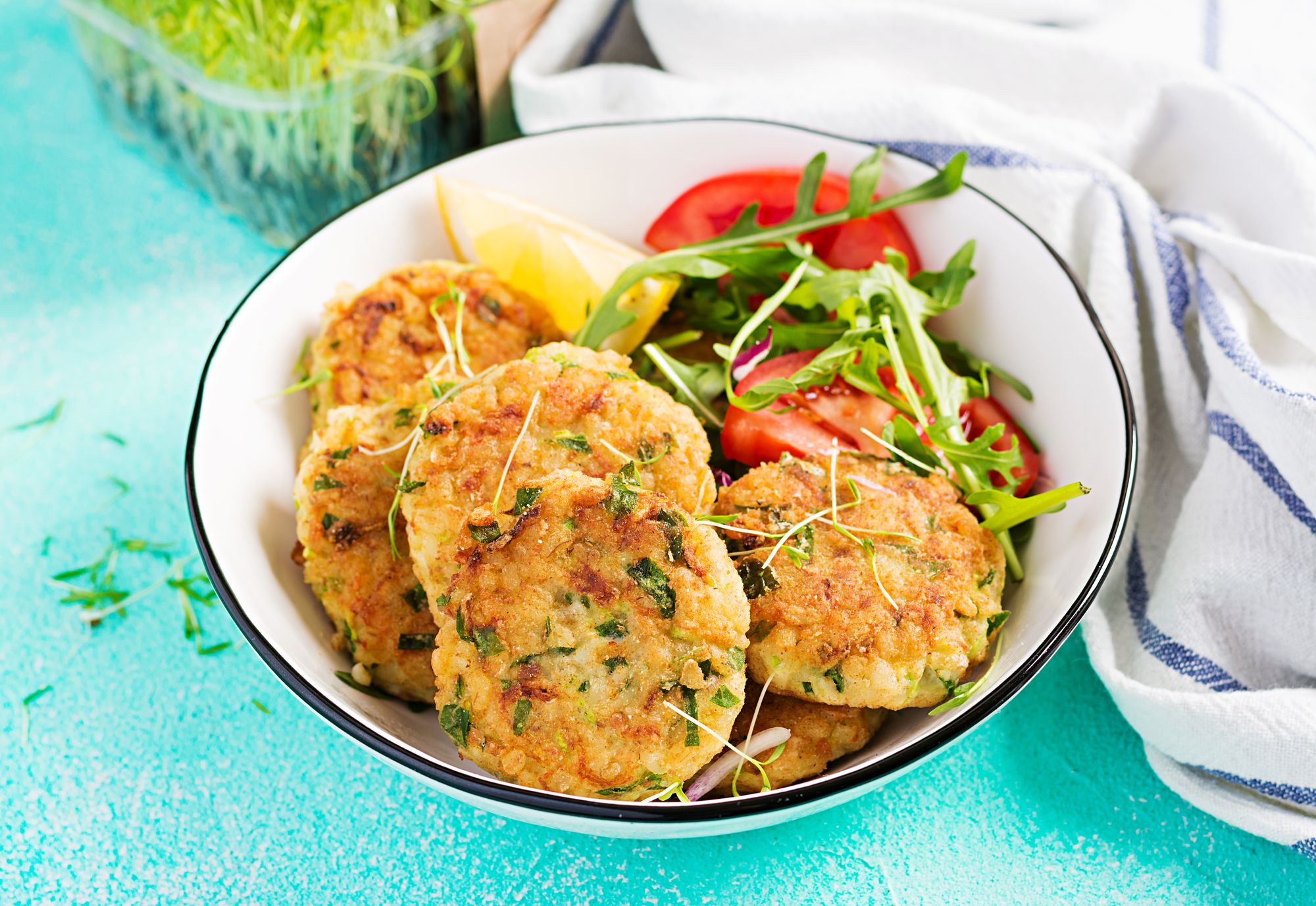Spiced Tuna and Edamame Fritters