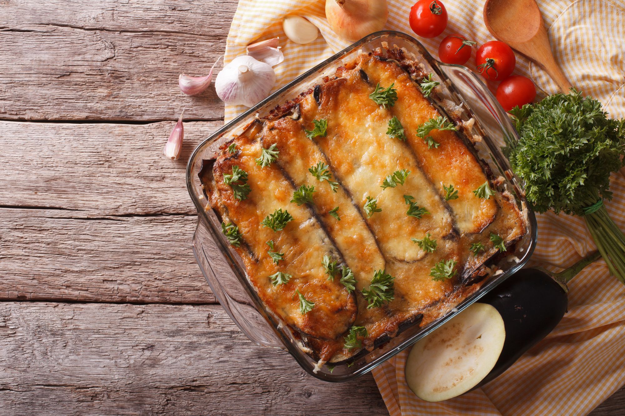 Lentil Moussaka Bake