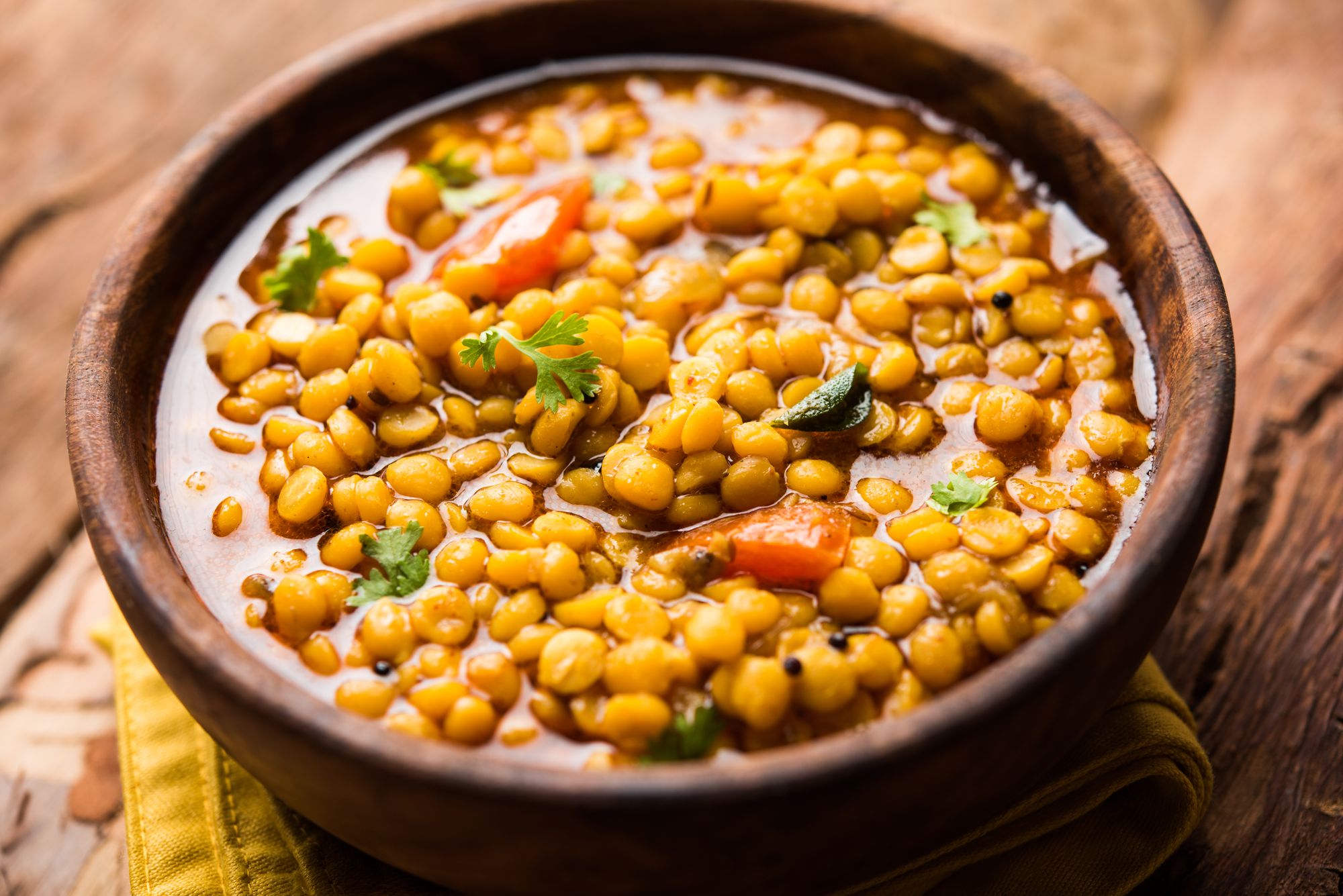 Coconut and Chickpea Dhal
