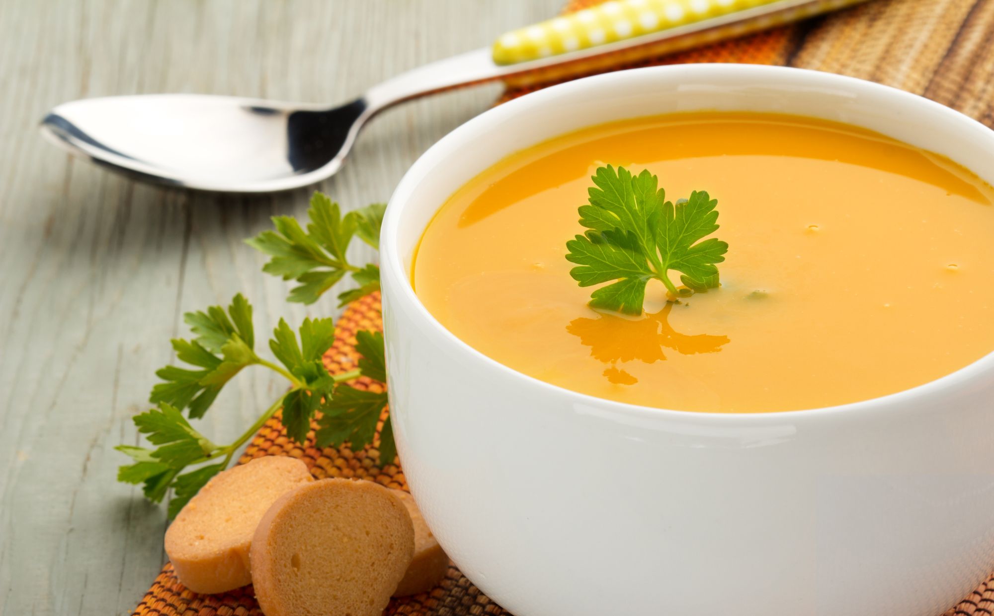 Smoky Sweet Potato and Capsicum Soup
