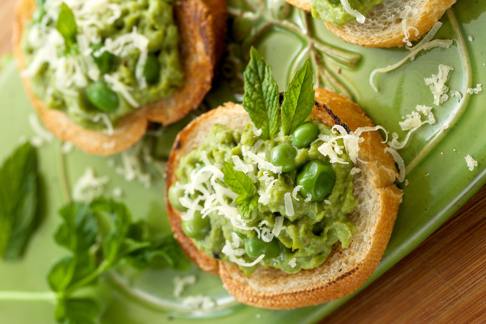 Peas, Beans and Pistachio Pesto