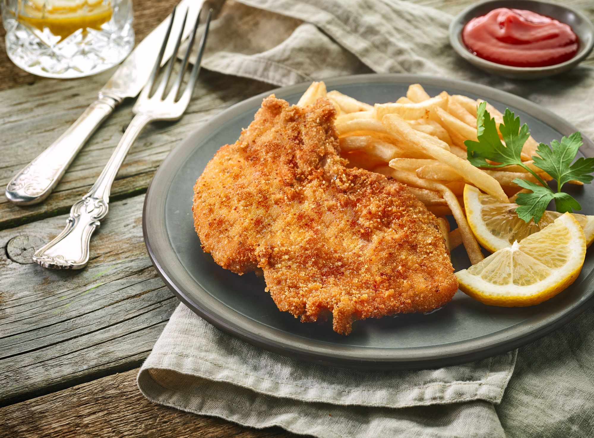 Classic Pork and Horseradish Schnitzel