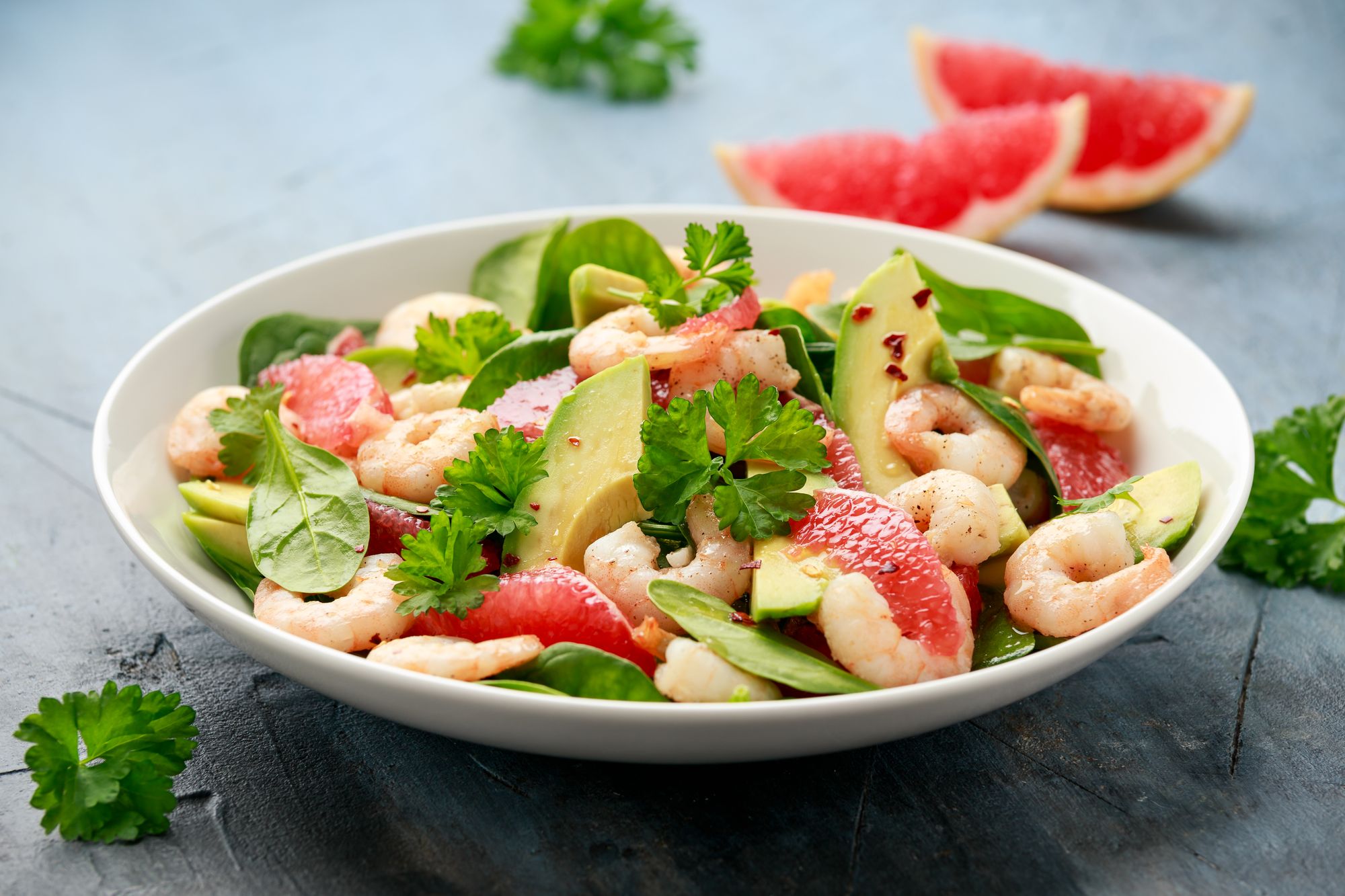 Zesty Prawn and Grapefruit Salad