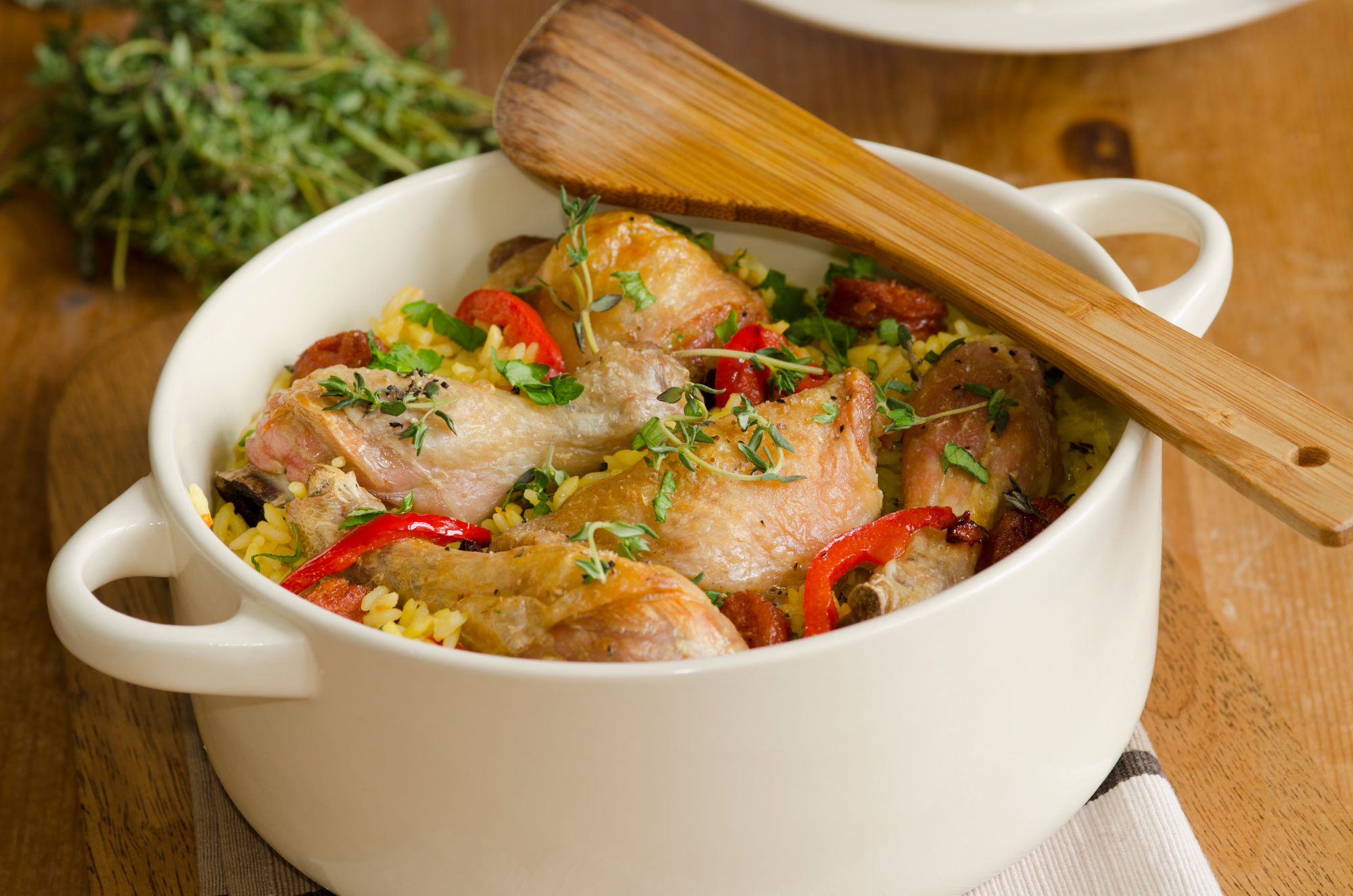 Chicken Thigh and Chorizo One-Pot Wonder