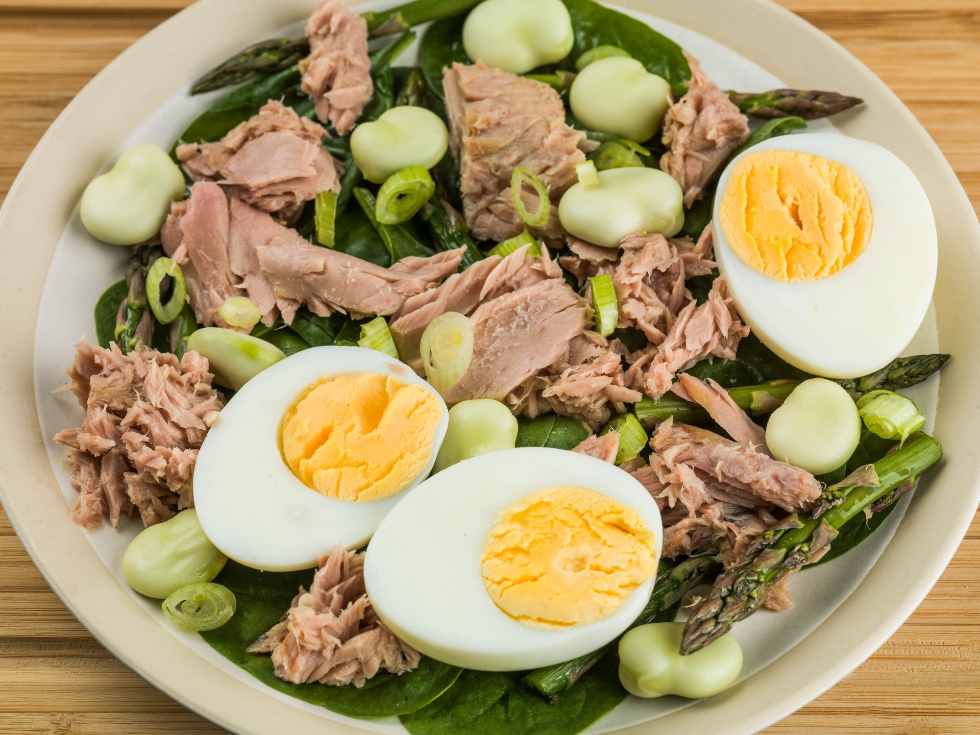 Tuna Salad with Beans and Asparagus
