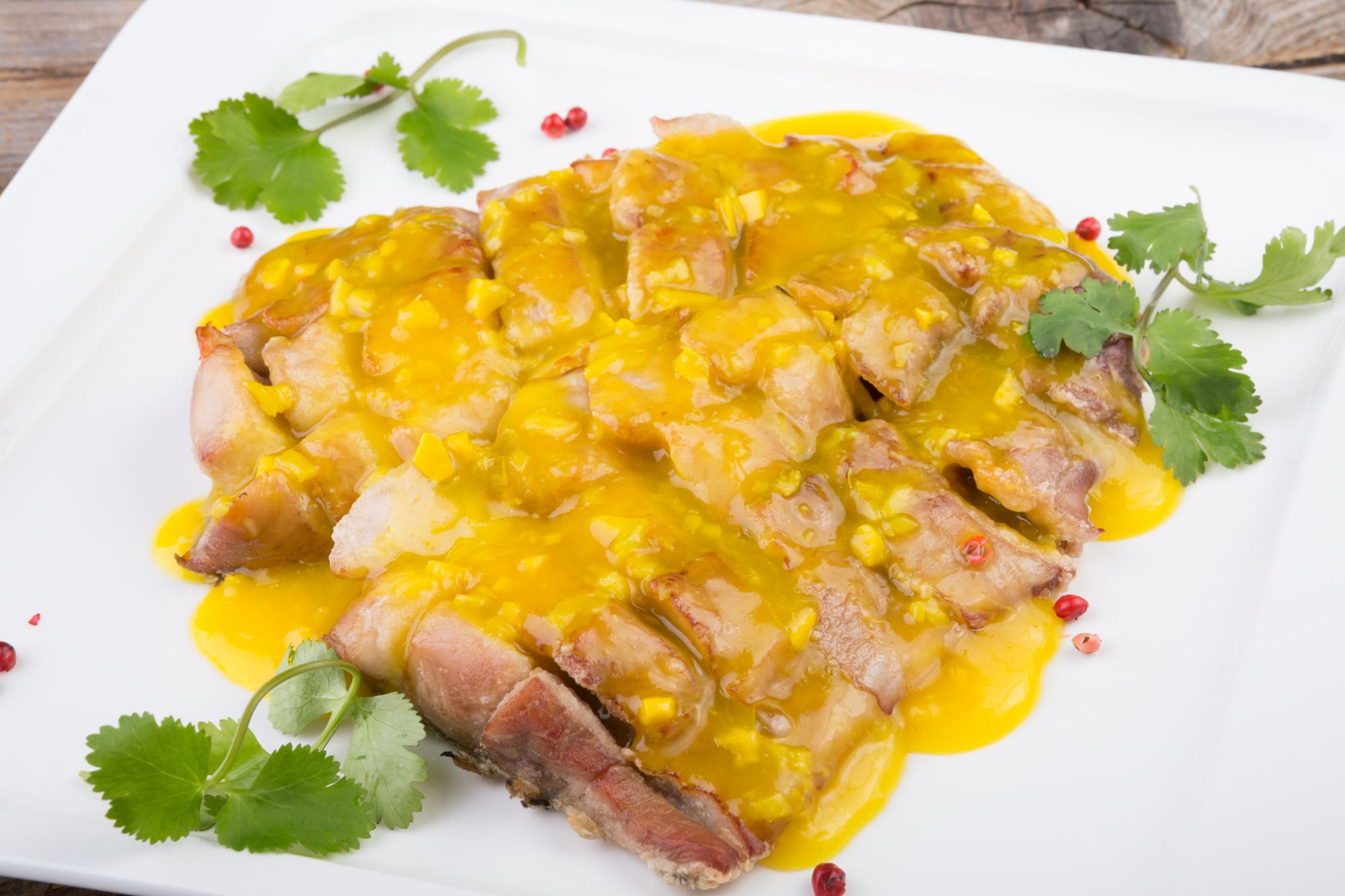 Blackened White Fish with Mango