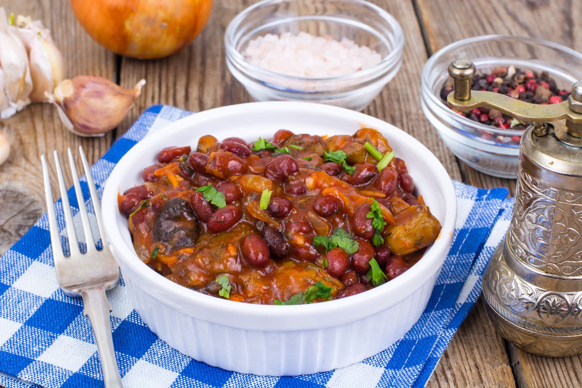 Vegan Curried Kidney Beans